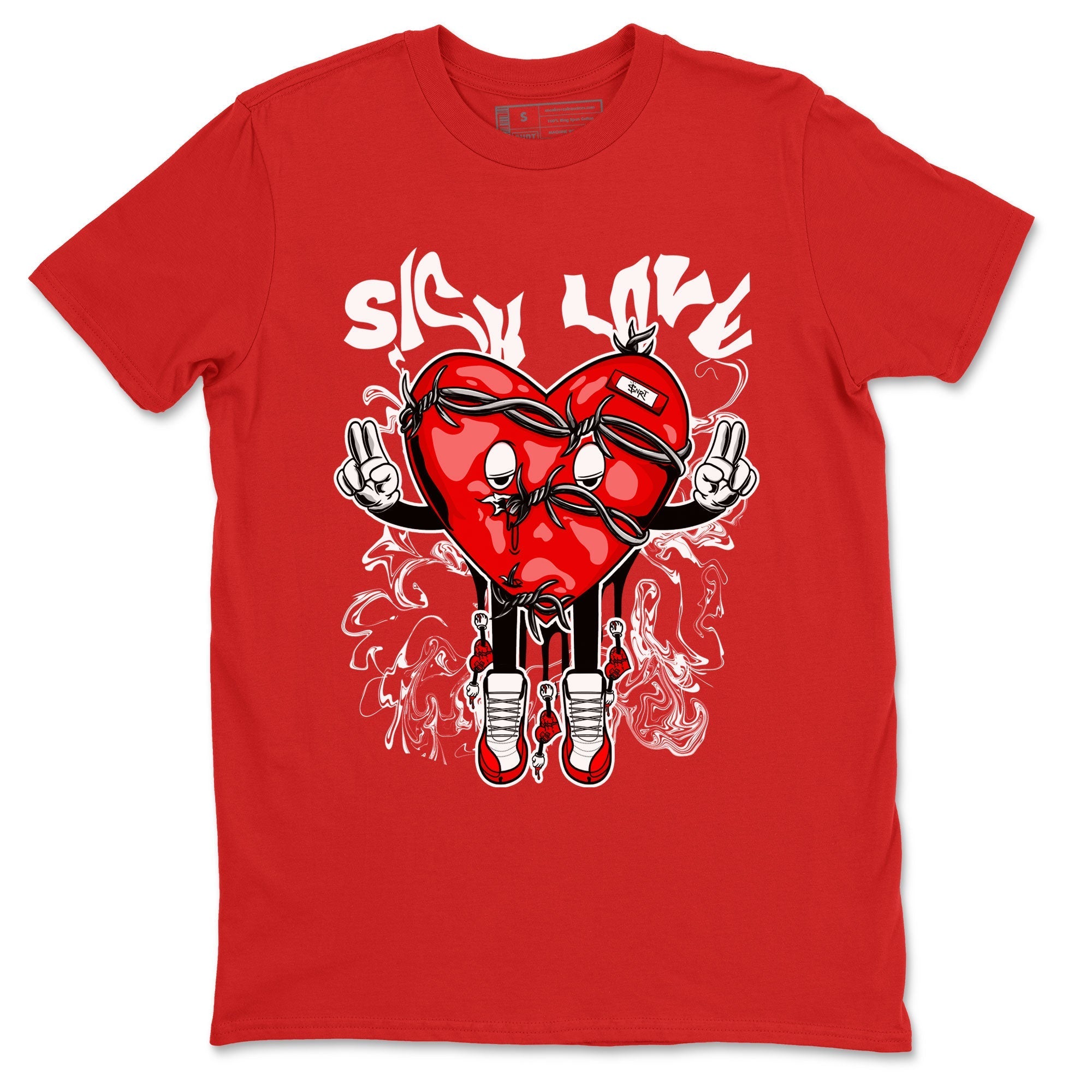 Sick Love snkmatch Tee - Air Jordan 12 Cherry