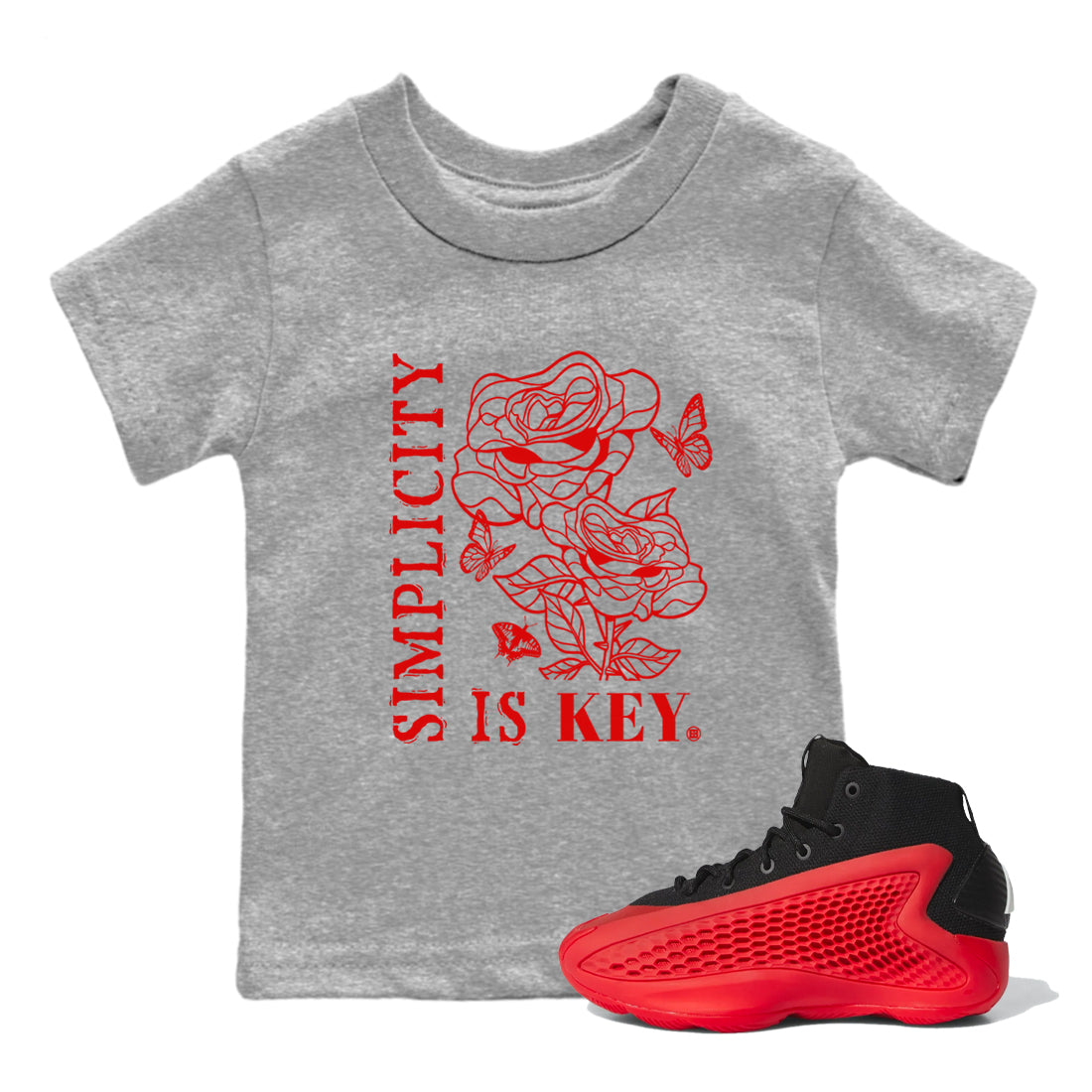 Simplicity Is Key snkmatch Tees Kids - AE 1 Bred