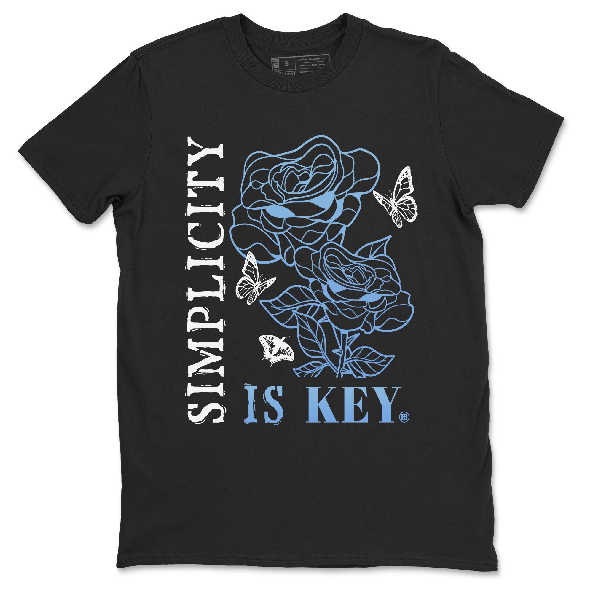 Simplicity Is Key snkmatch Tees - Air Jordan 11 Legend Blue