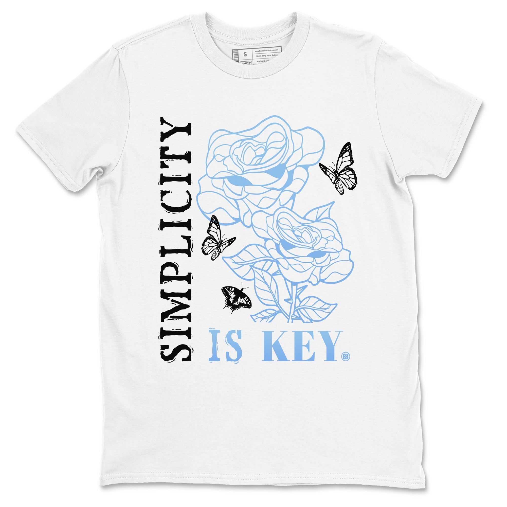 Simplicity Is Key snkmatch Tees - Air Jordan 11 Legend Blue