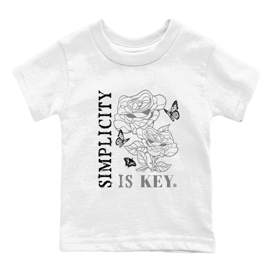 Simplicity Is Key snkmatch Tees Kids - Air Jordan 12 Black Wolf Grey
