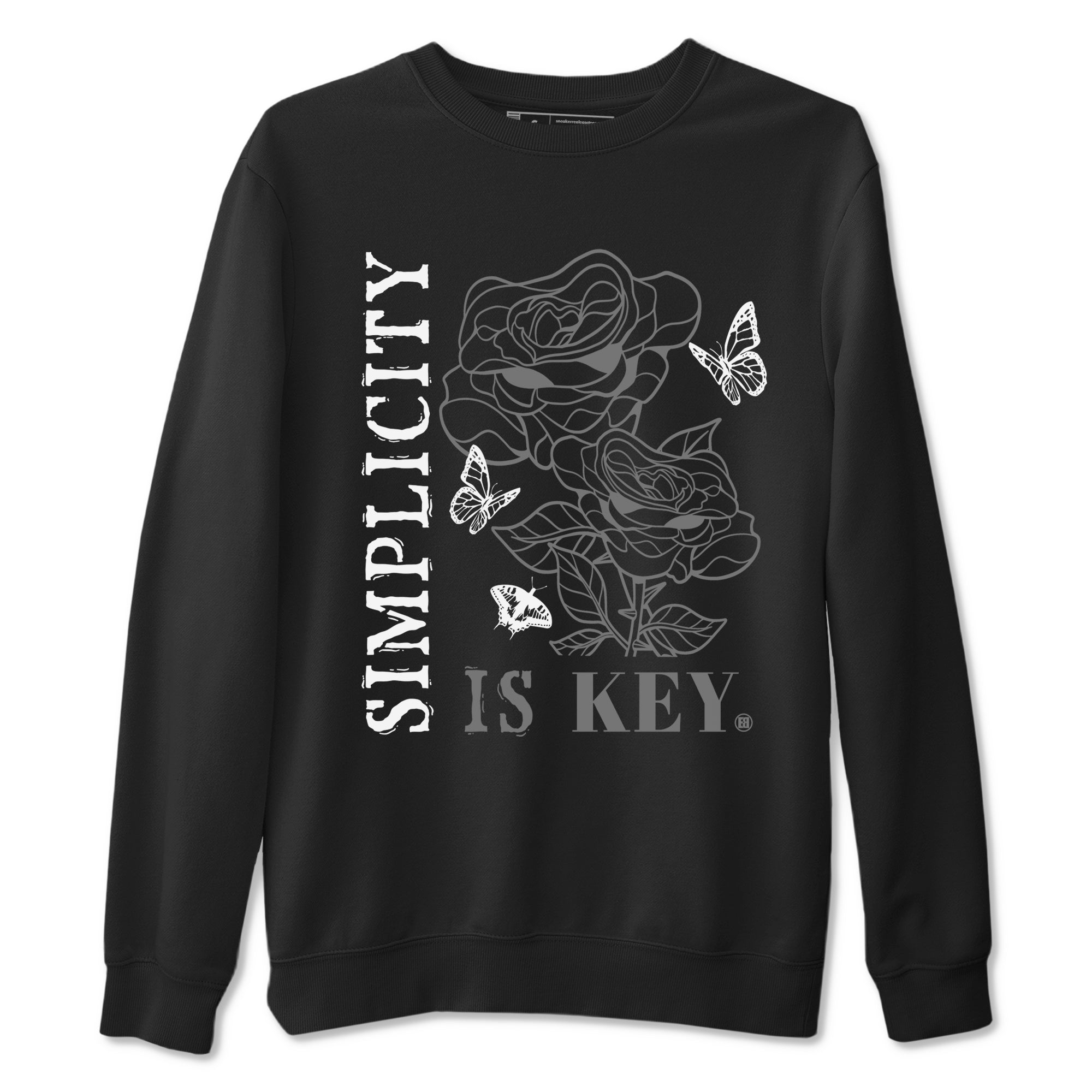 Simplicity Is Key snkmatch Tees - Air Jordan 12 Black Wolf Grey