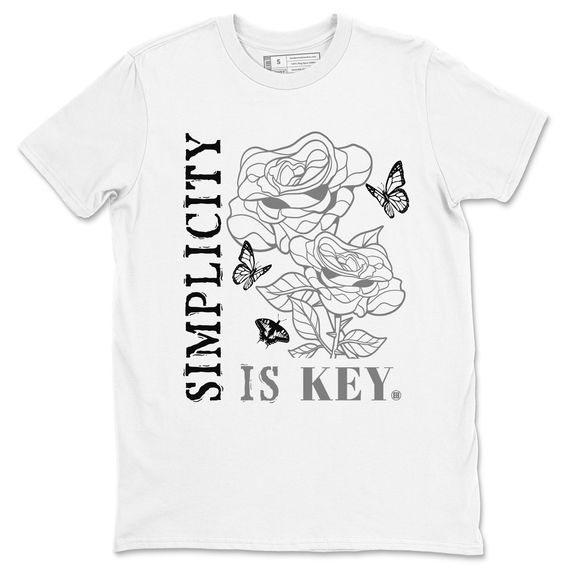 Simplicity Is Key snkmatch Tees - Air Jordan 12 Black Wolf Grey