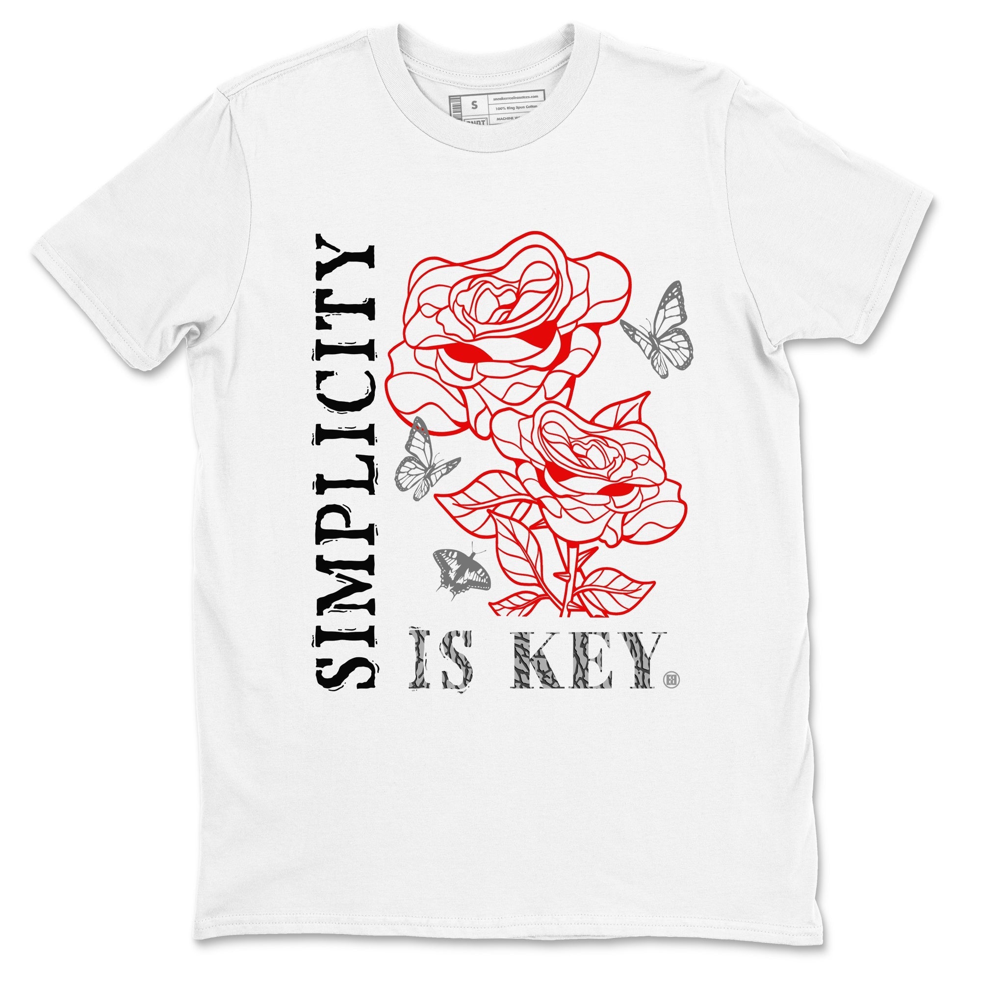 Simplicity Is Key snkmatch Tees - Air Jordan 3 Black Cement