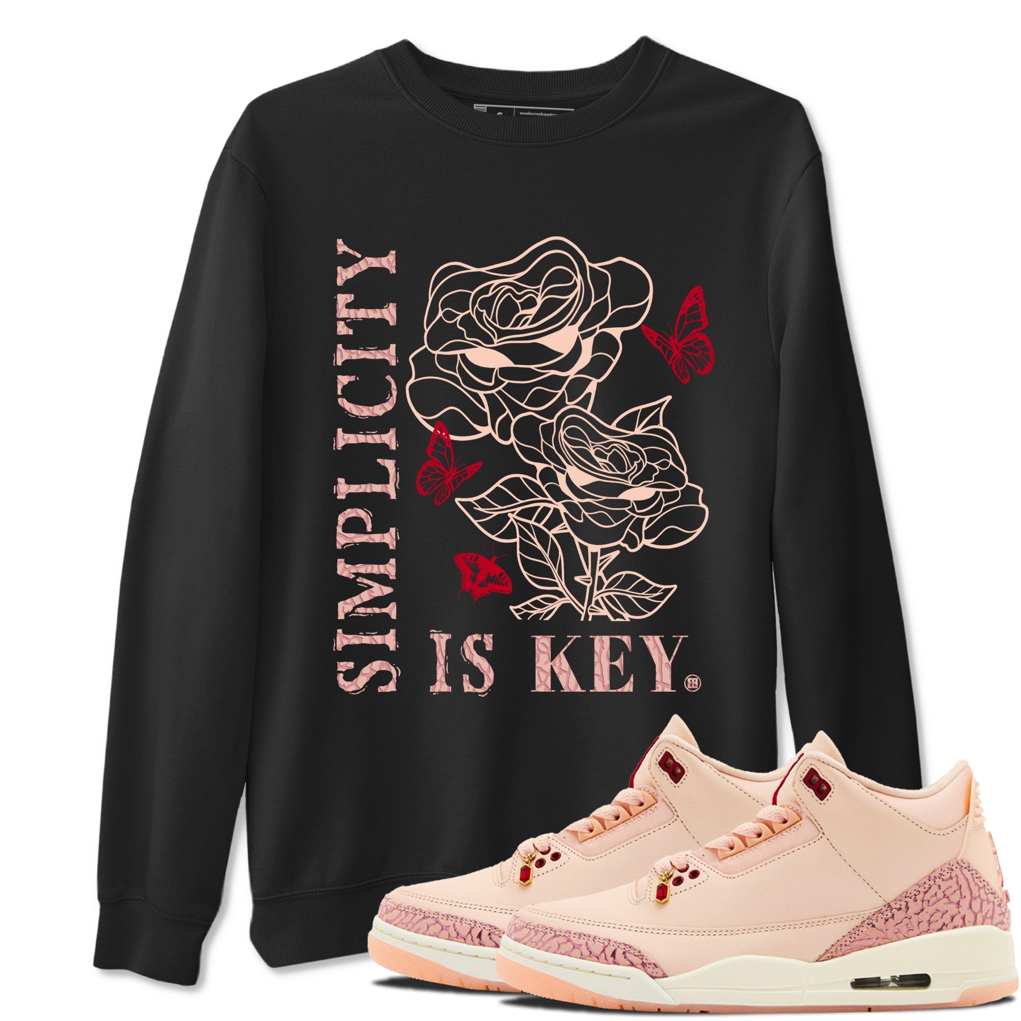 Simplicity Is Key snkmatch Tees - Air Jordan 3 Valentines Day