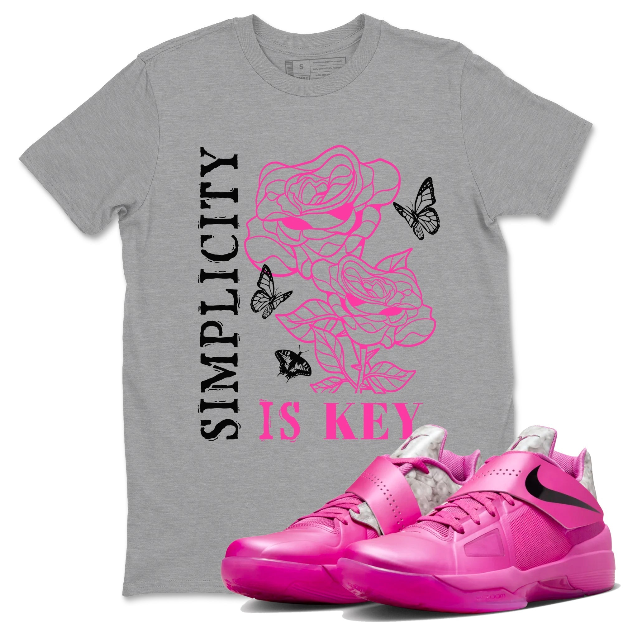 Simplicity Is Key snkmatch Tees - Nike KD 4 Aunt Pearl