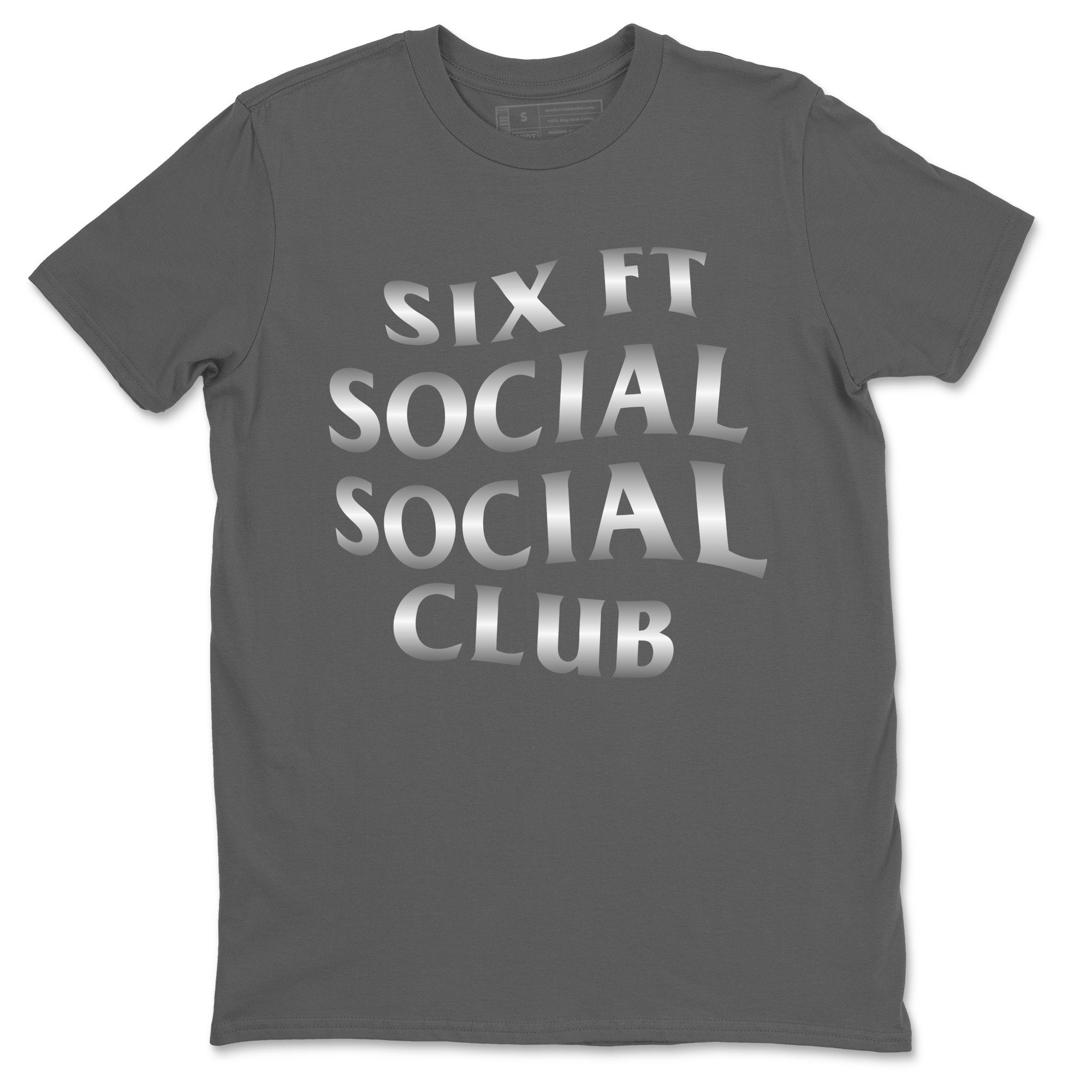 Six FT Social Club Unisex Tops - Air Jordan 1 Silver Toe