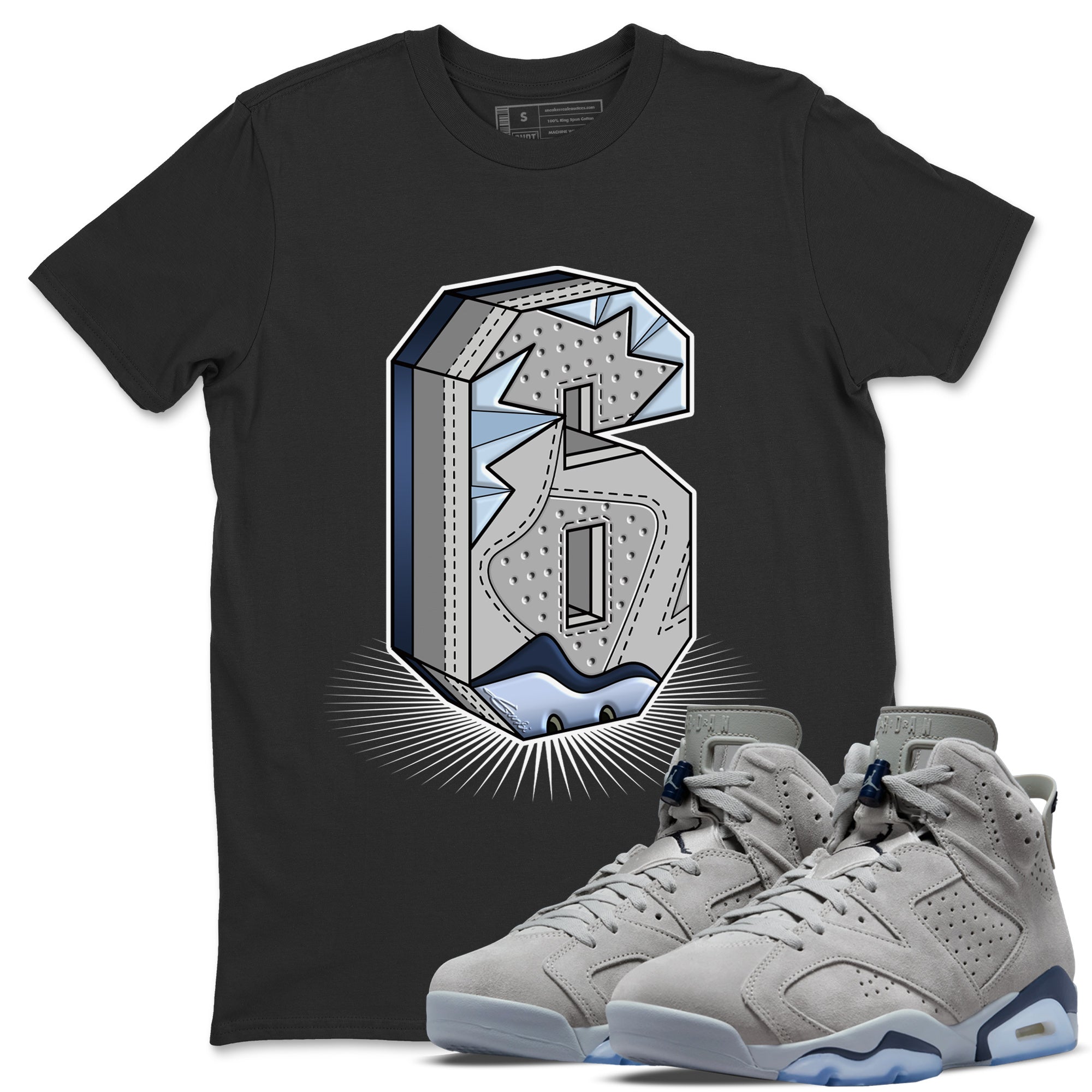 Six Statue Unisex Adult Tops - Air Jordan 6 Georgetown