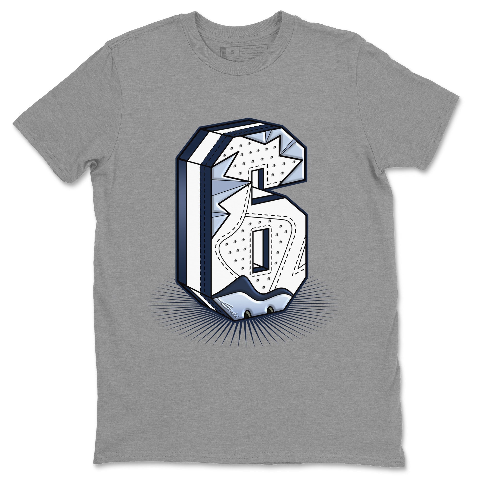 Six Statue Unisex Tops - Air Jordan 6 Midnight Navy