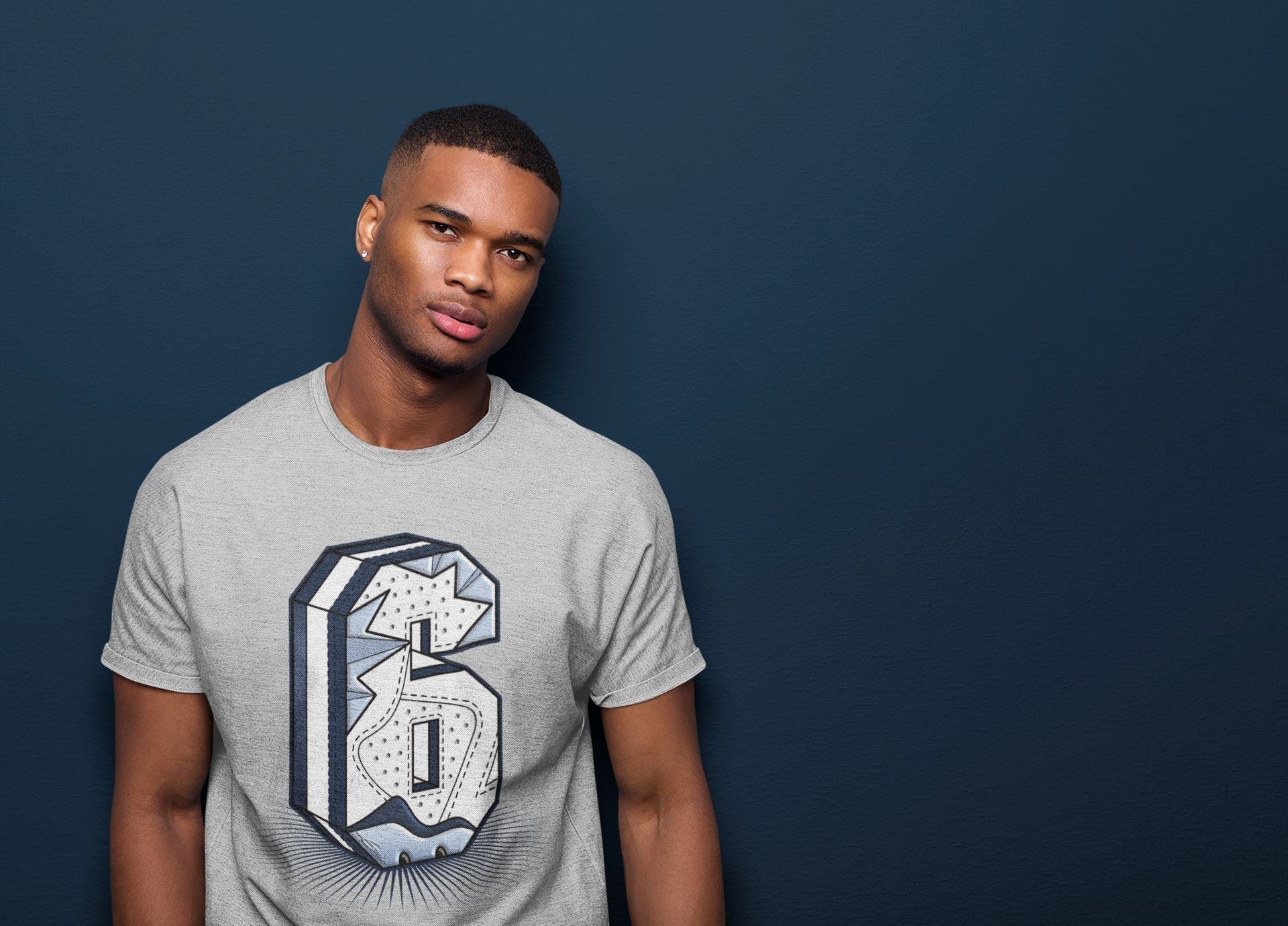 Six Statue Unisex Tops - Air Jordan 6 Midnight Navy