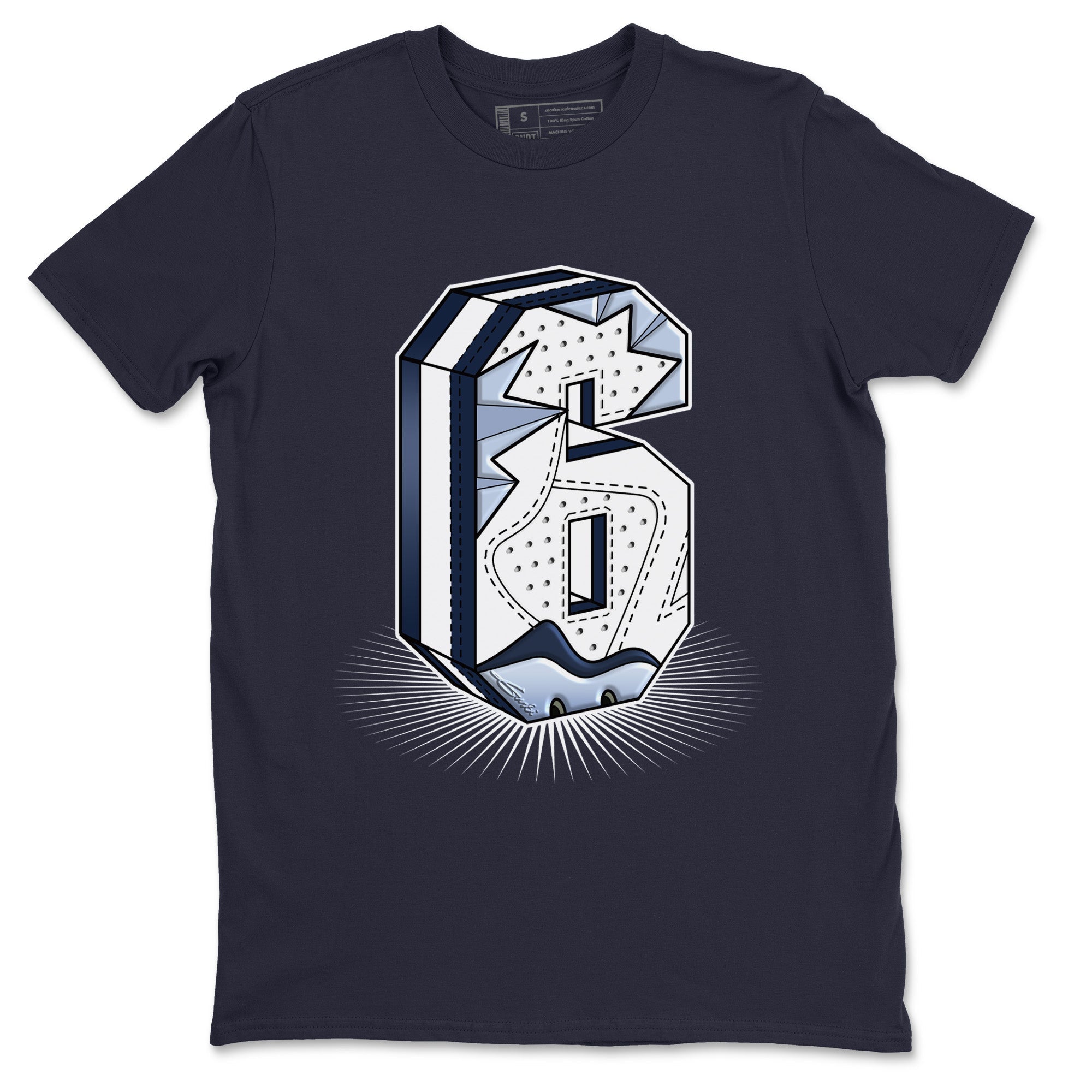 Six Statue Unisex Tops - Air Jordan 6 Midnight Navy