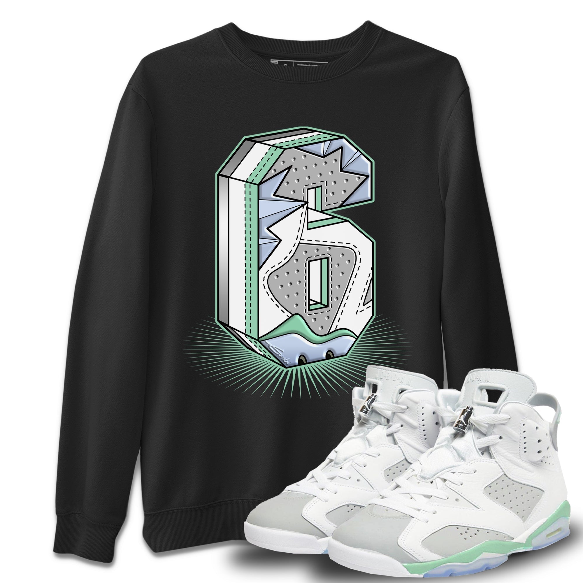 Six Statue Unisex Tops - Air Jordan 6 Mint Foam