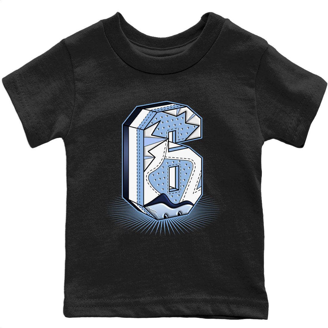 Six Statue Kids Tops - Air Jordan 6 UNC