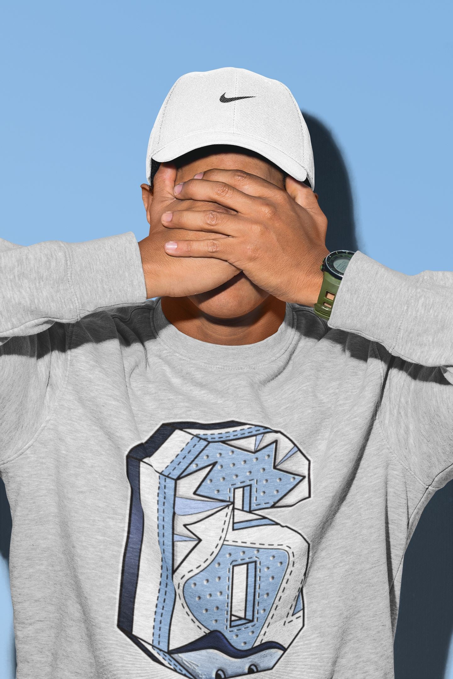 Six Statue Unisex Tops - Air Jordan 6 UNC