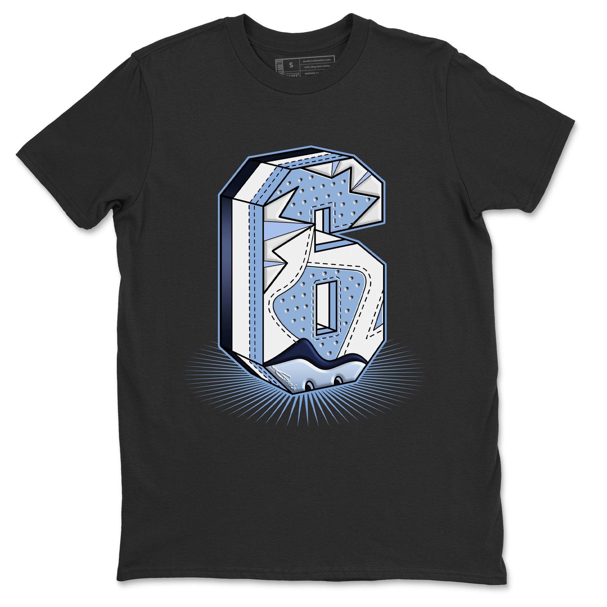 Six Statue Unisex Tops - Air Jordan 6 UNC