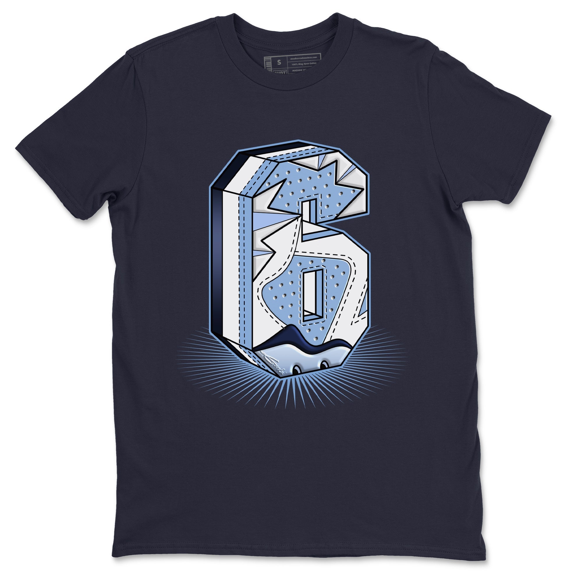 Six Statue Unisex Tops - Air Jordan 6 UNC