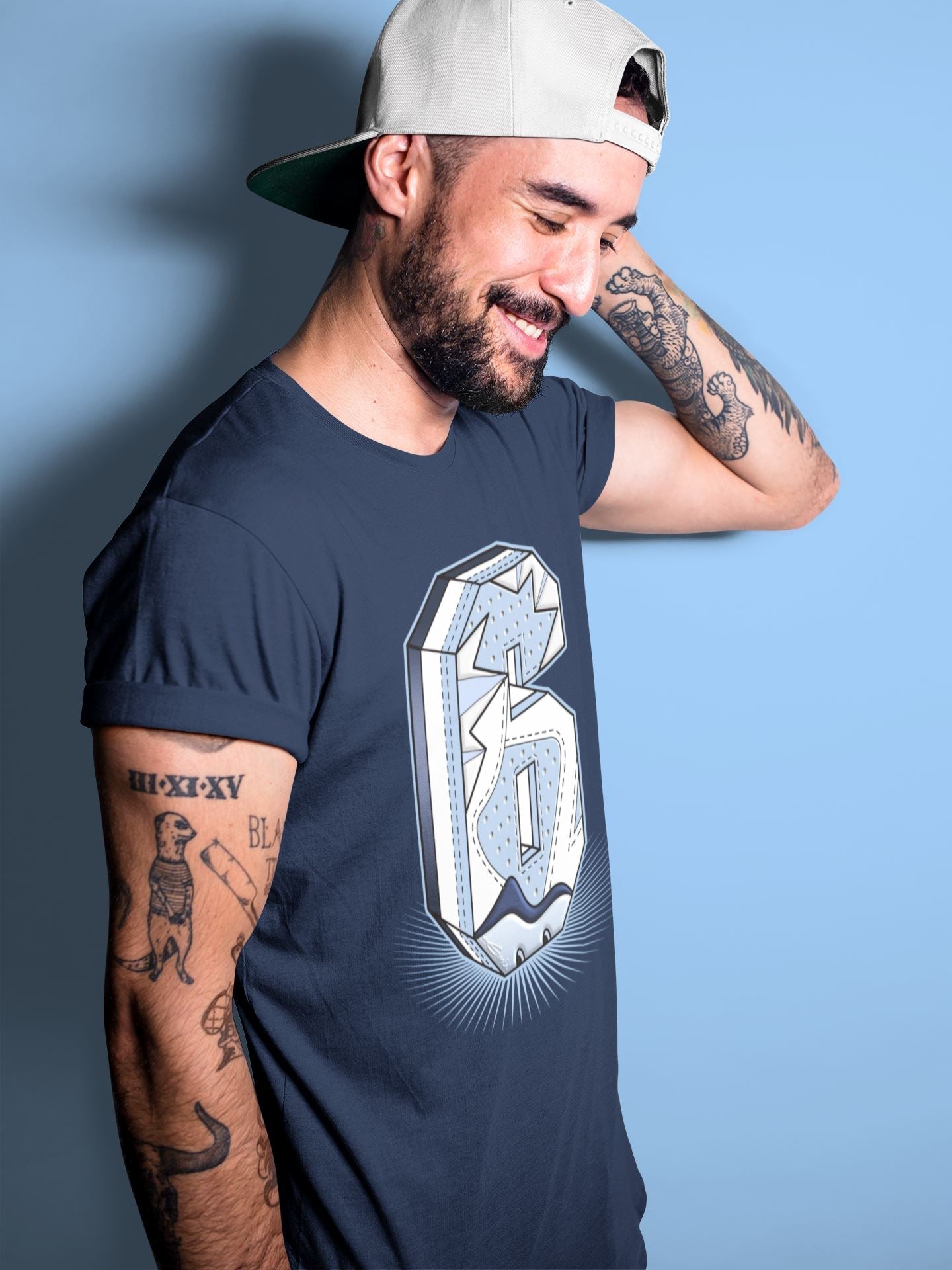 Six Statue Unisex Tops - Air Jordan 6 UNC