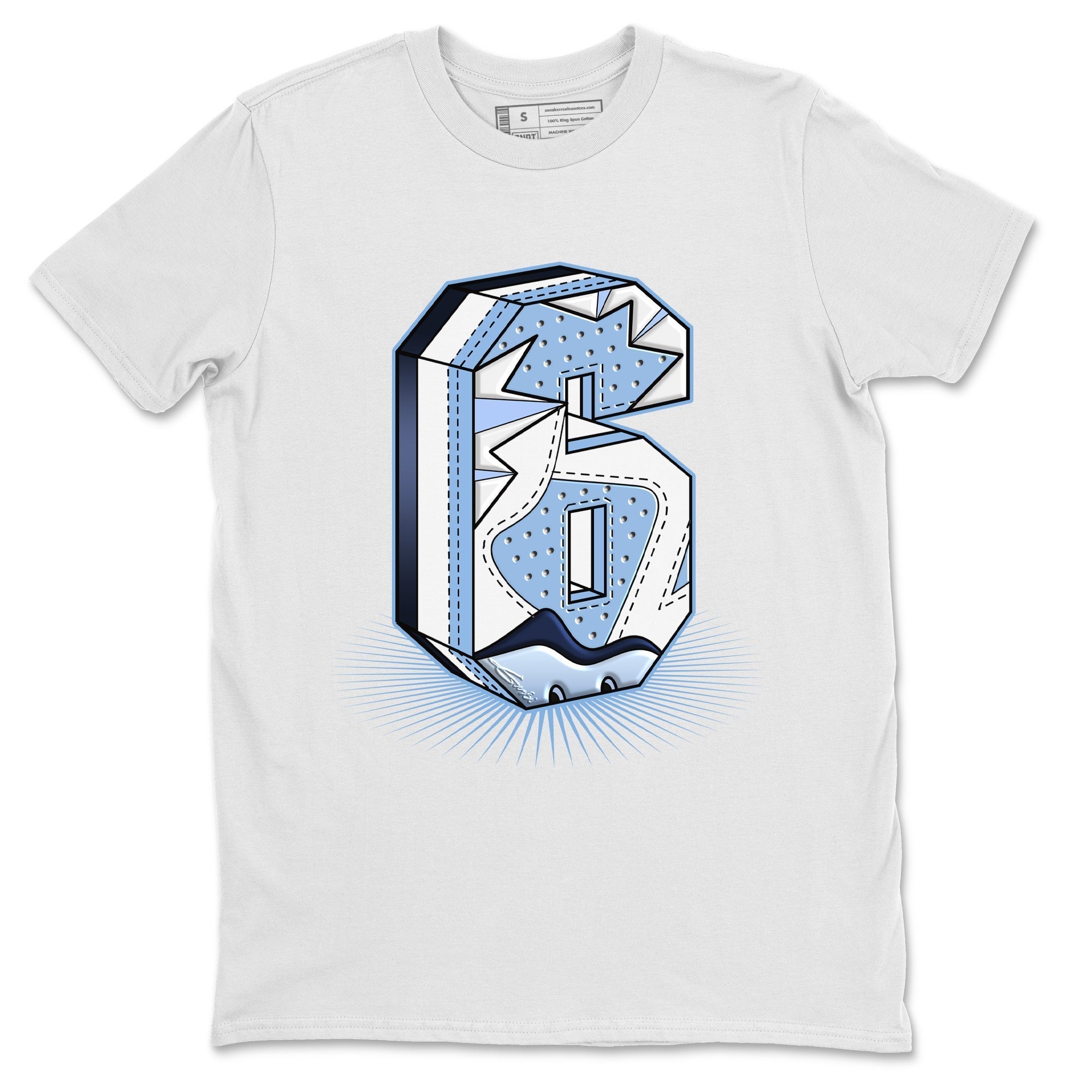 Six Statue Unisex Tops - Air Jordan 6 UNC