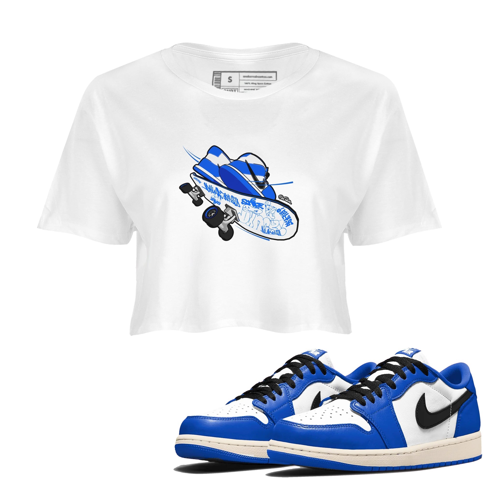 Skateboard snkmatch Women's Top - Air Jordan 1 Game Royal