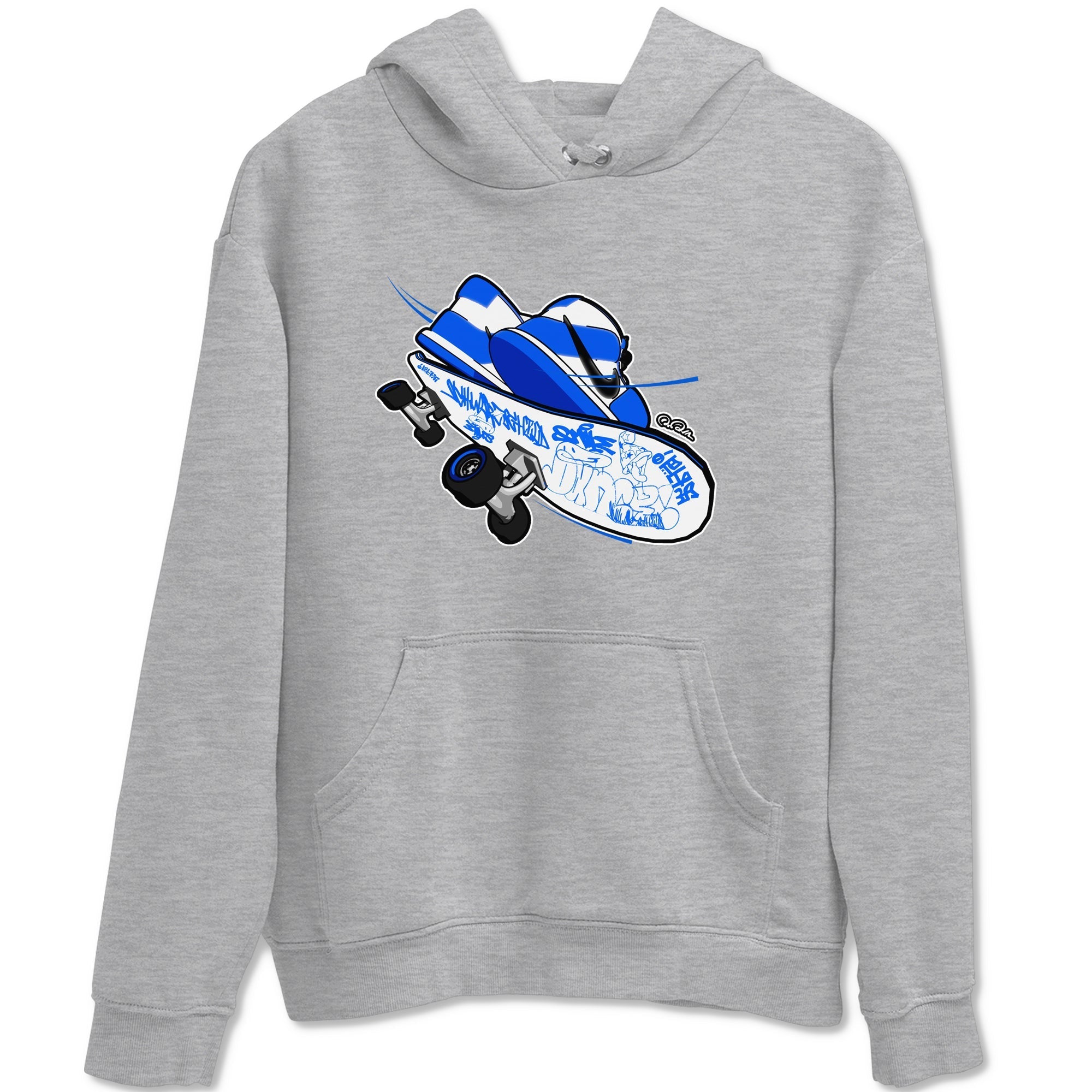 Skateboard snkmatch Tees - Air Jordan 1 Game Royal