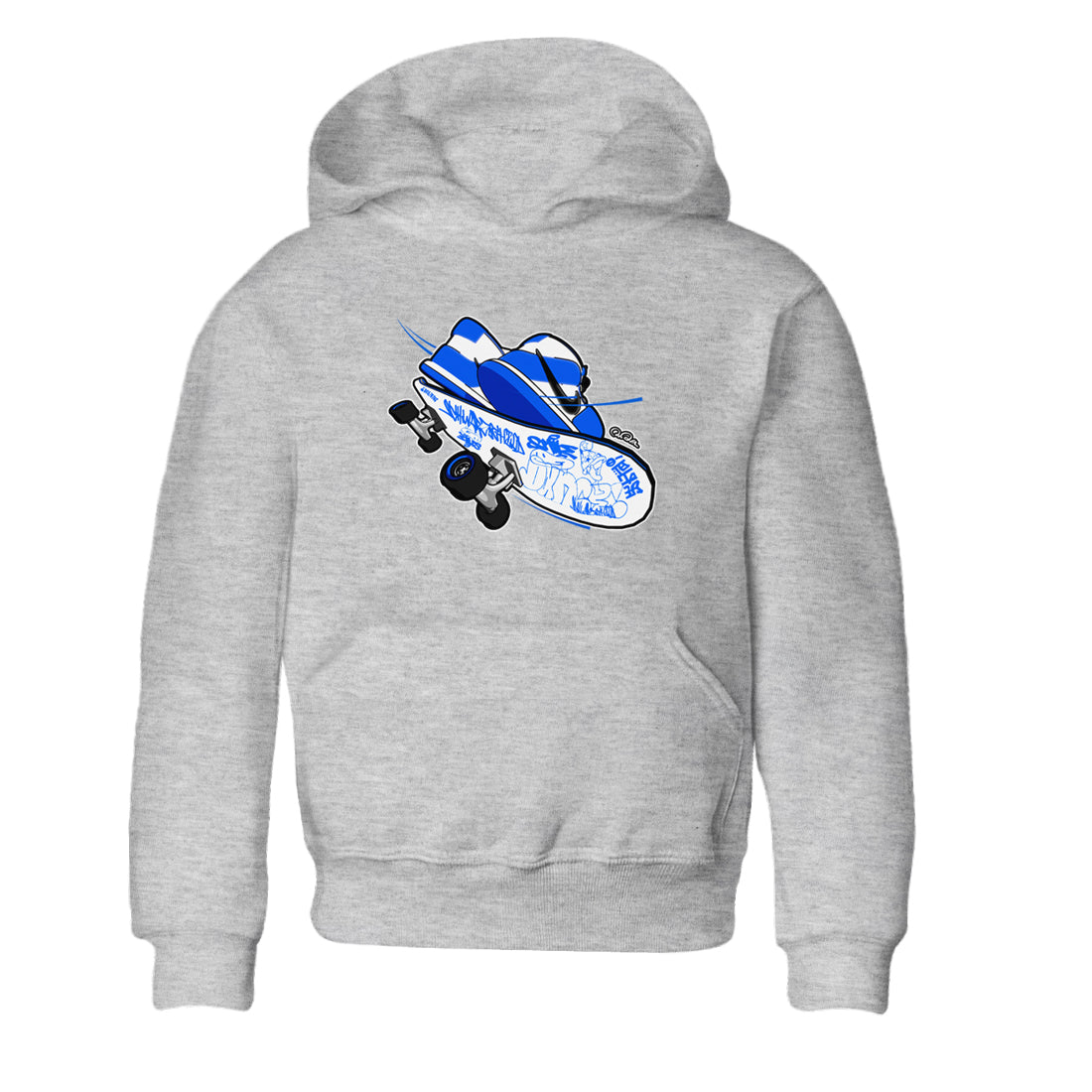Skateboard snkmatch Tees Kids - Air Jordan 1 Game Royal