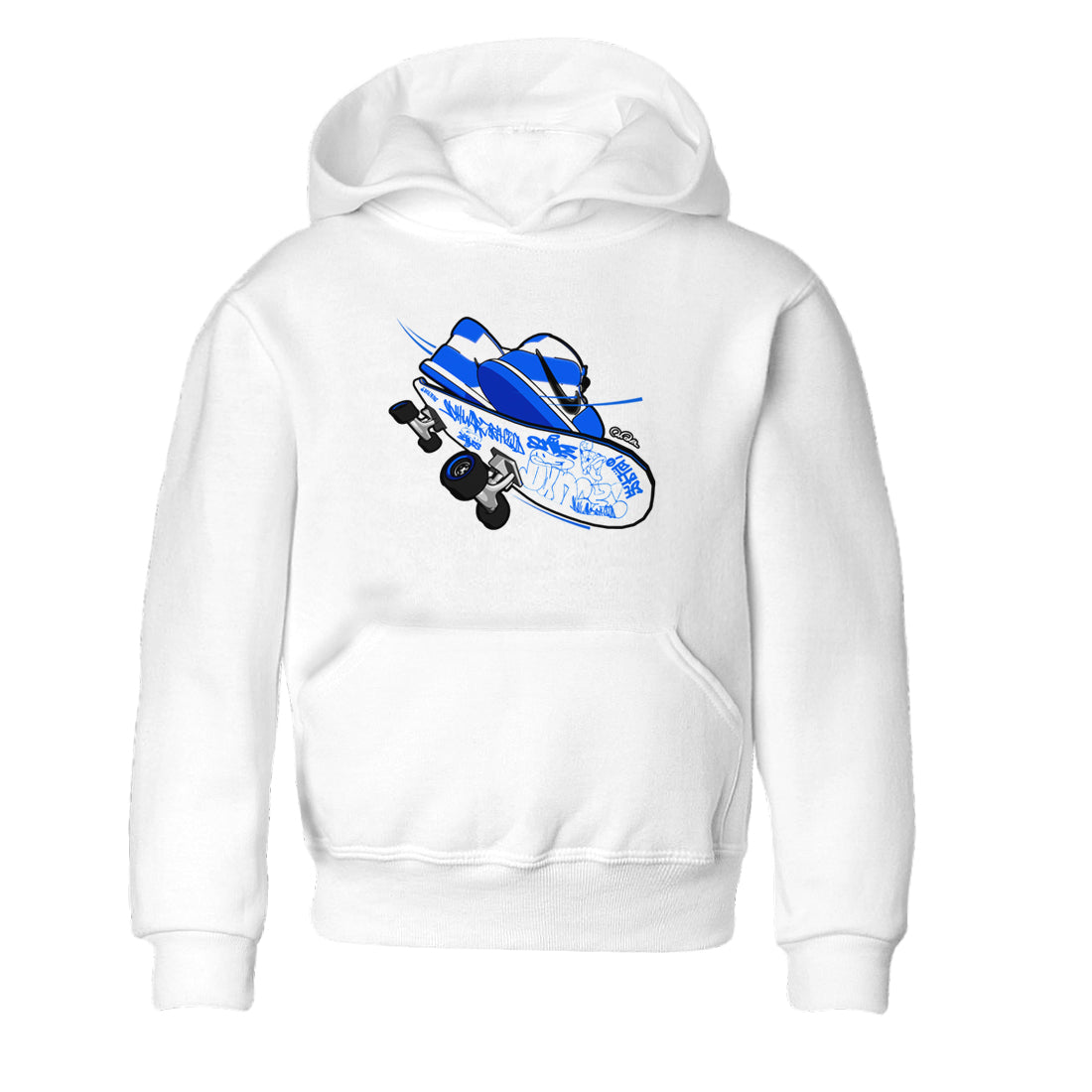 Skateboard snkmatch Tees Kids - Air Jordan 1 Game Royal