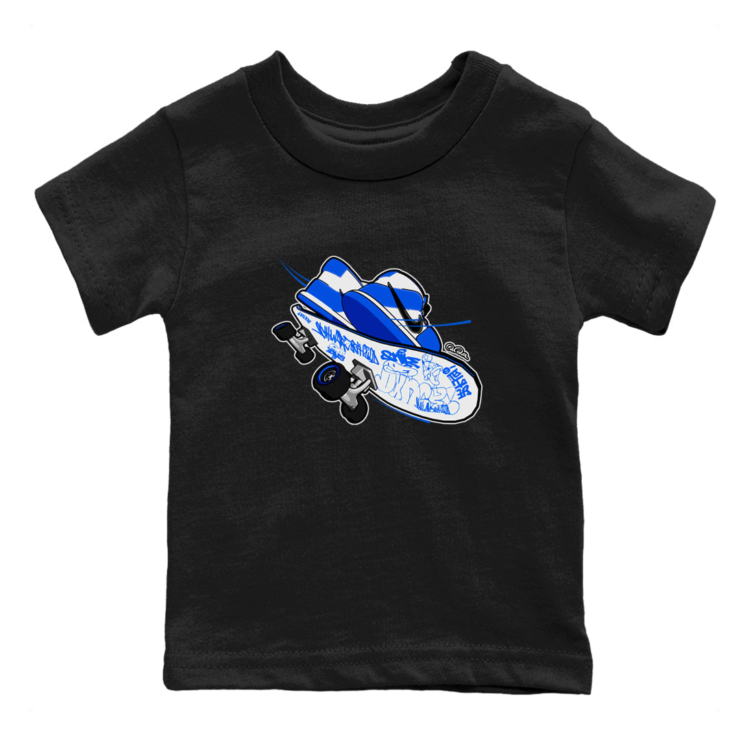 Skateboard snkmatch Tees Kids - Air Jordan 1 Game Royal