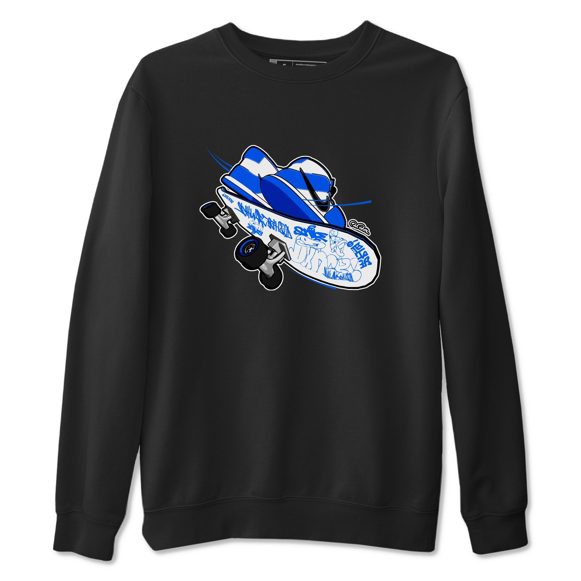 Skateboard snkmatch Tees - Air Jordan 1 Game Royal