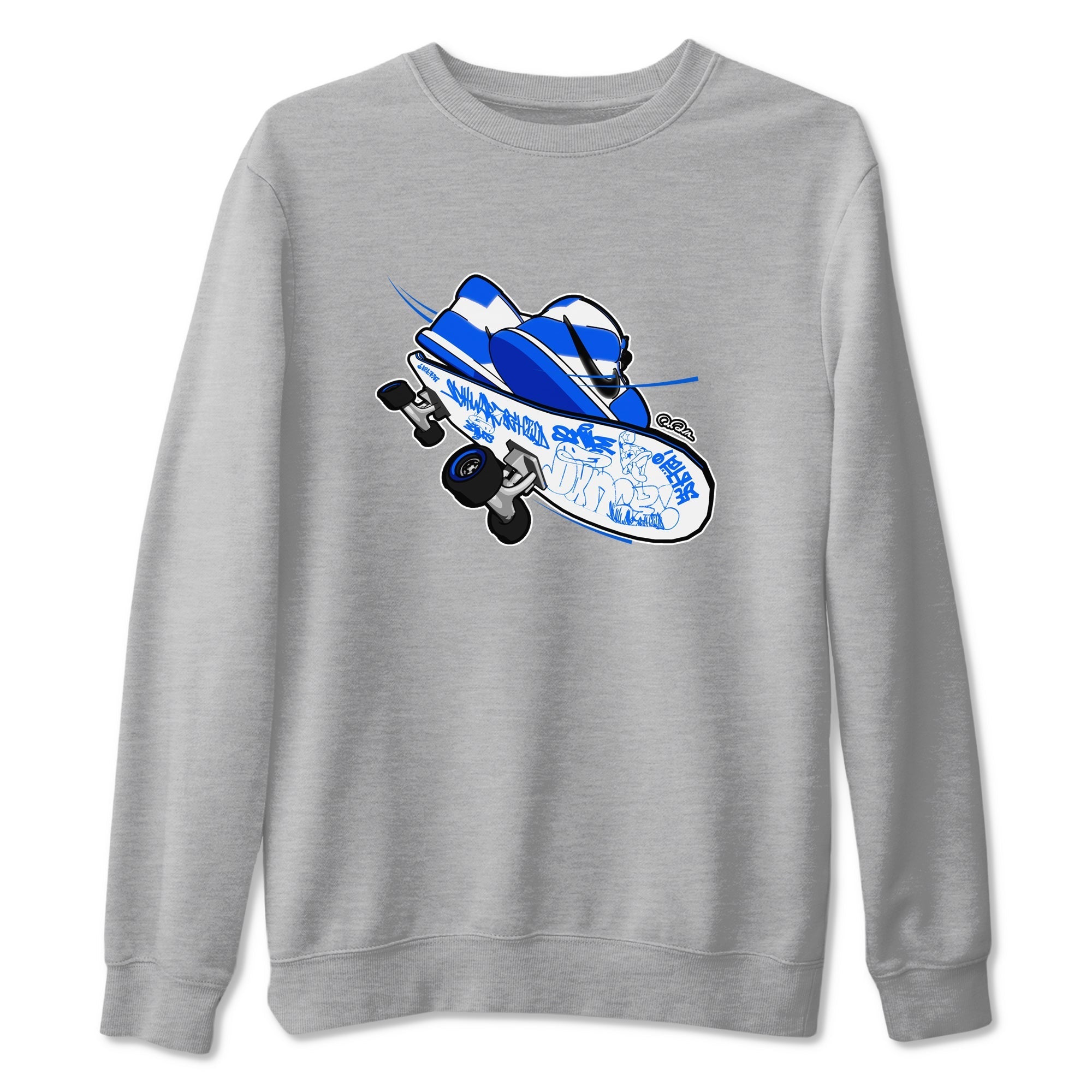 Skateboard snkmatch Tees - Air Jordan 1 Game Royal