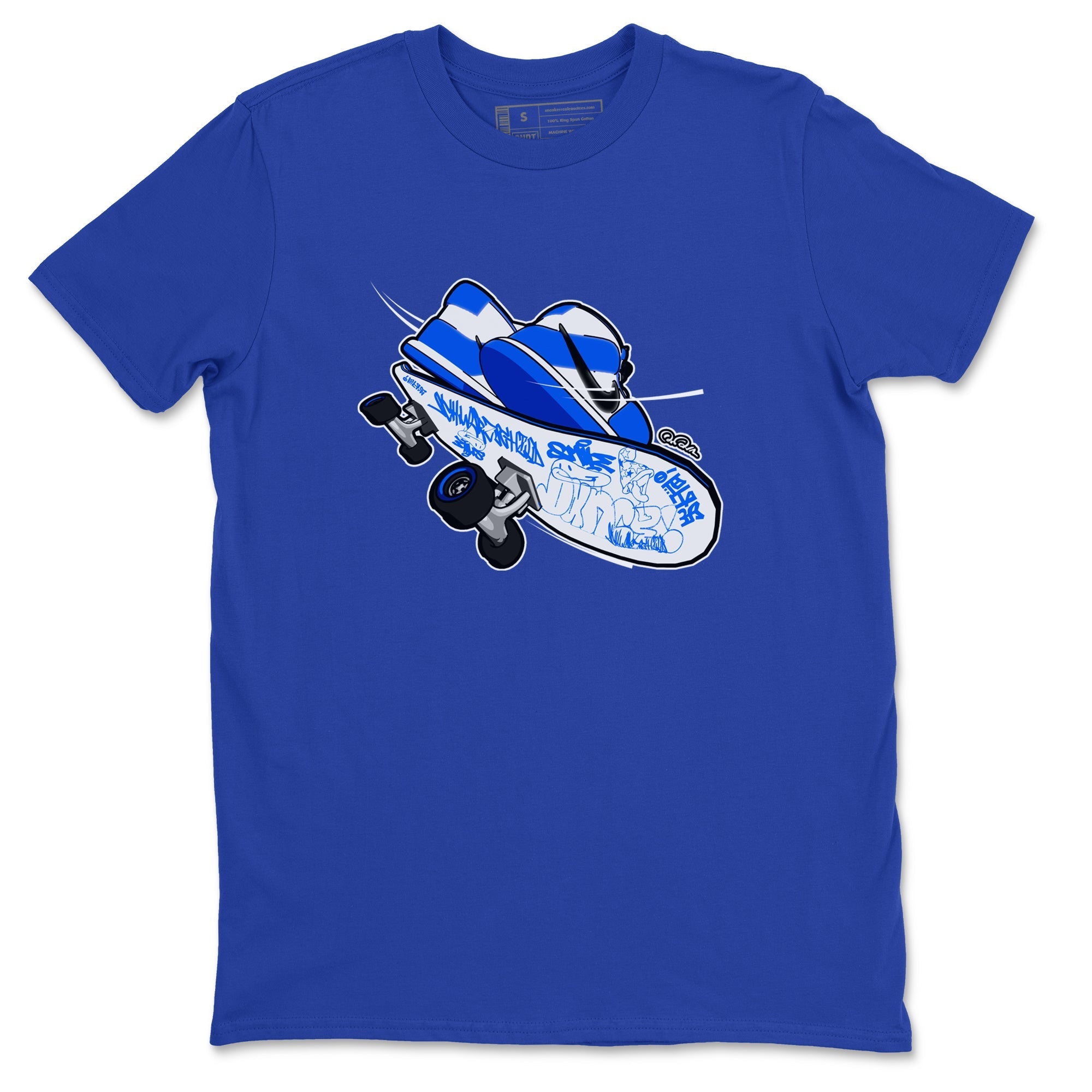 Skateboard snkmatch Tees - Air Jordan 1 Game Royal