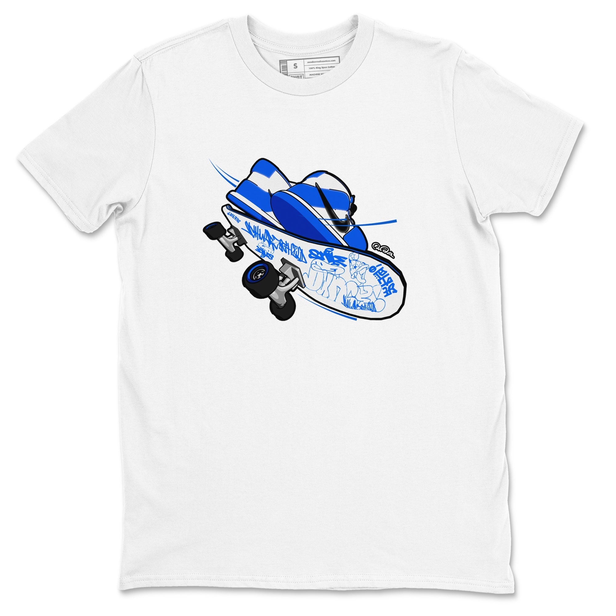 Skateboard snkmatch Tees - Air Jordan 1 Game Royal