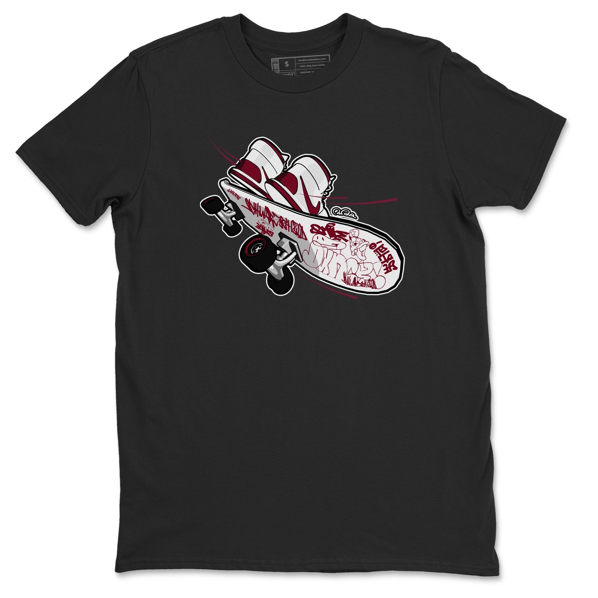 Skateboard snkmatch Tee - Air Jordan 1 Metallic Burgundy