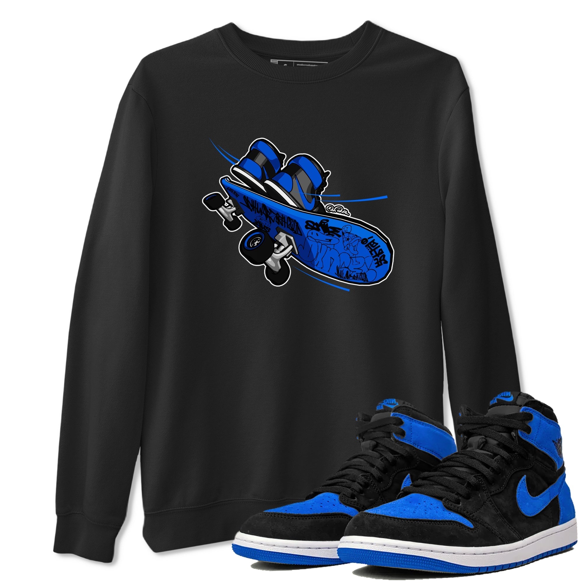 Skateboard snkmatch Tee - Air Jordan 1 Royal Reimagined
