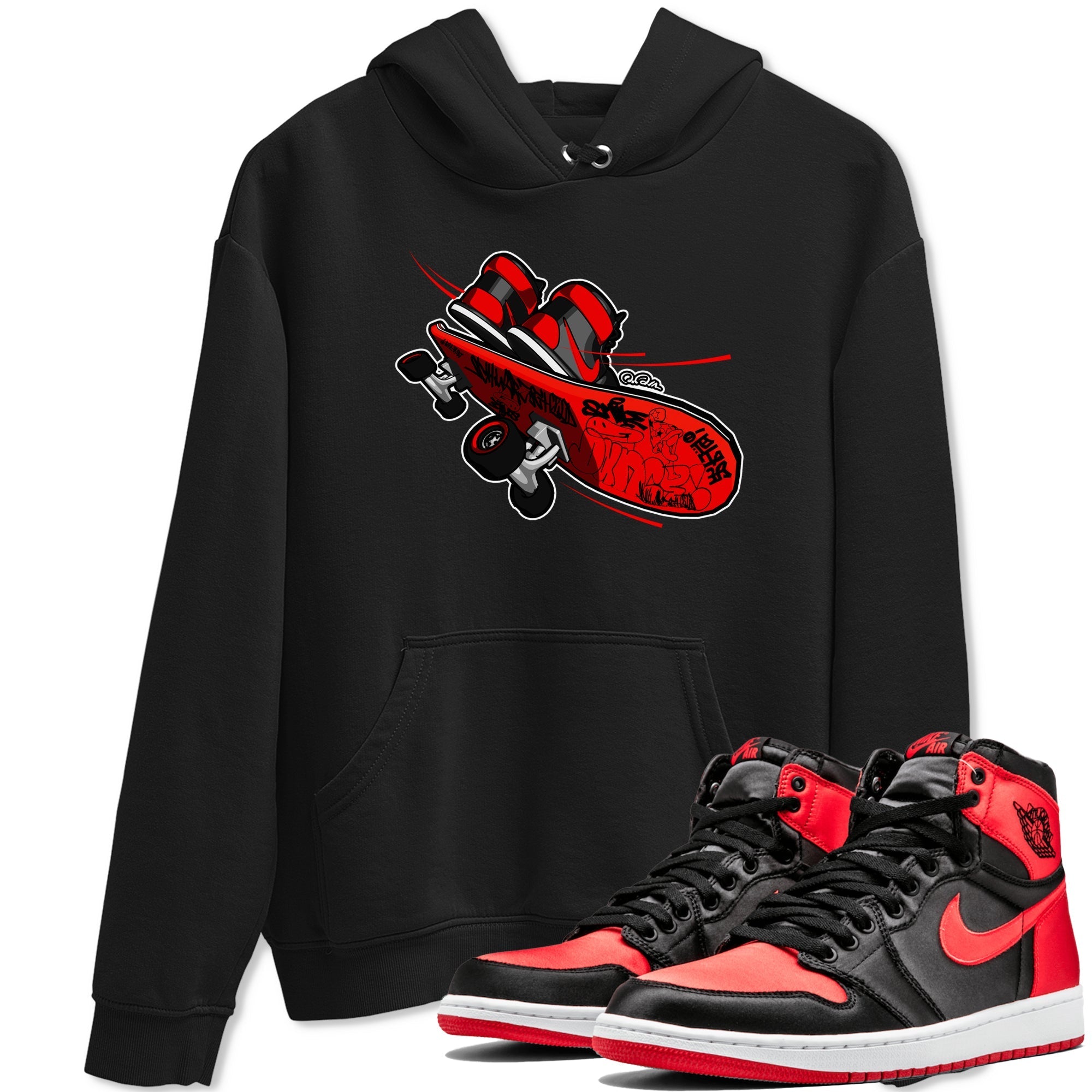 Skateboard snkmatch Tee - Air Jordan 1 Satin Bred
