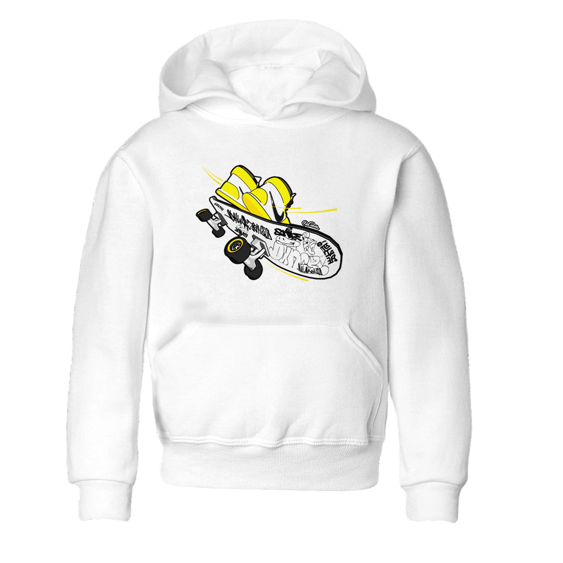 Skateboard snkmatch Tees Kids - Air Jordan 1 Yellow Ochre