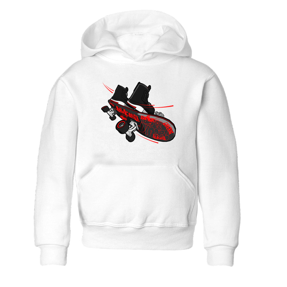 Skateboard snkmatch Tee Kids - Air Jordan 4 Bred Reimagined