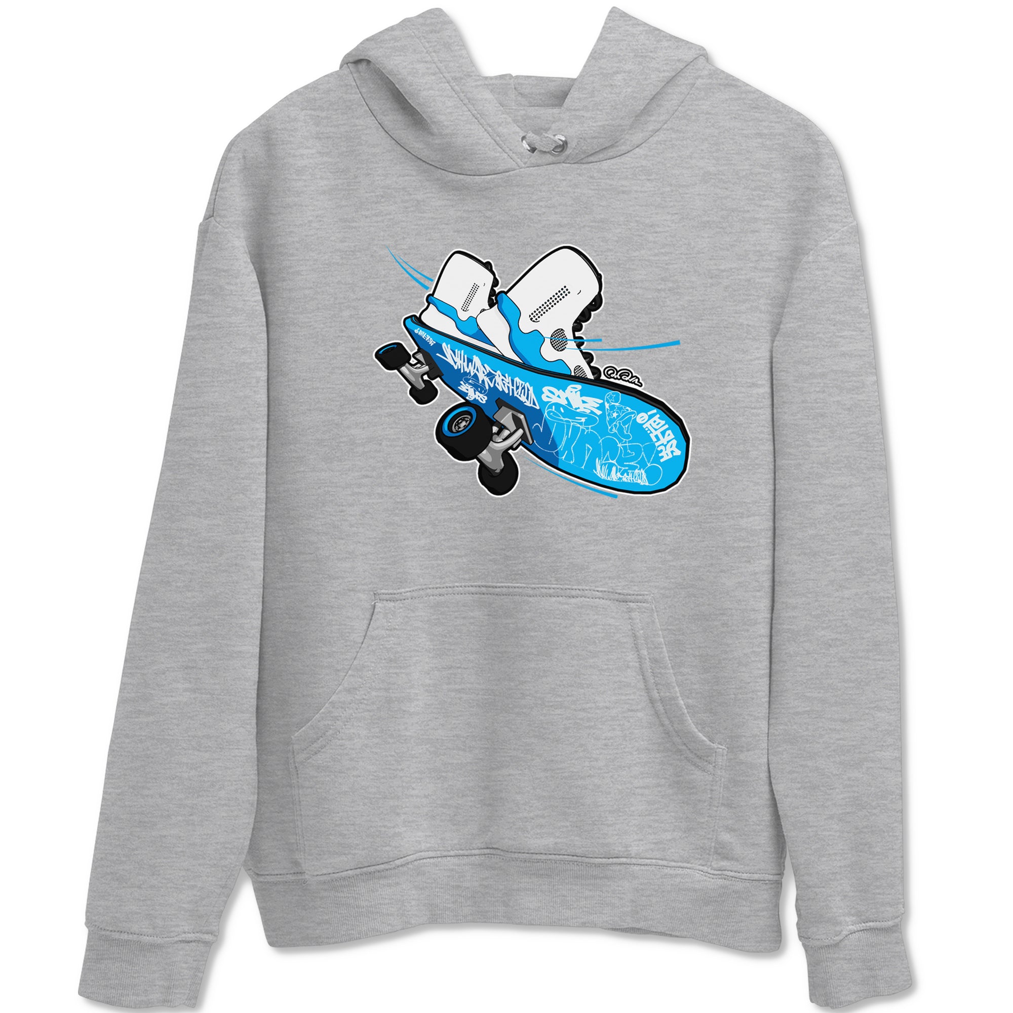 Skateboard snkmatch Tees - Air Jordan 9 Powder Blue