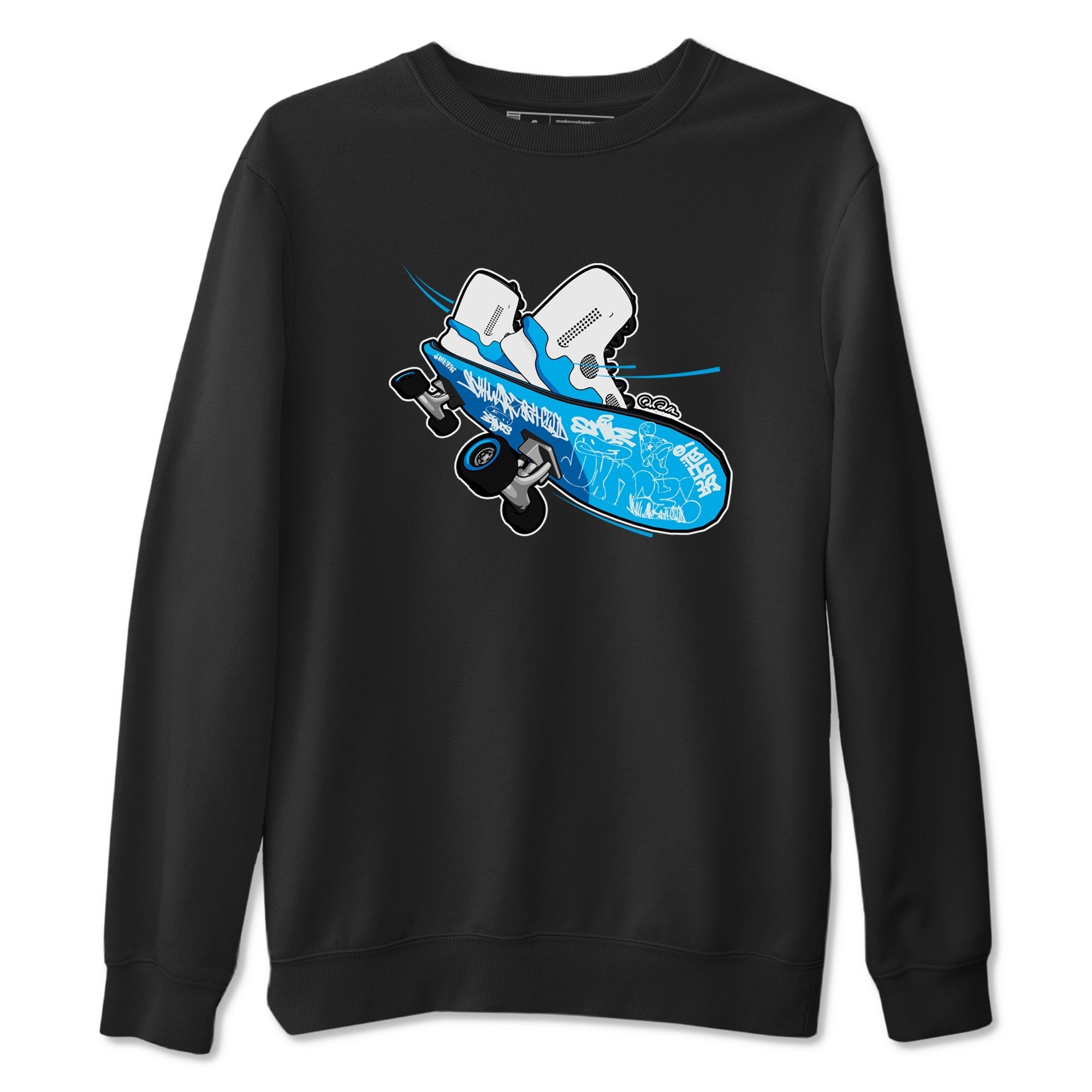 Skateboard snkmatch Tees - Air Jordan 9 Powder Blue