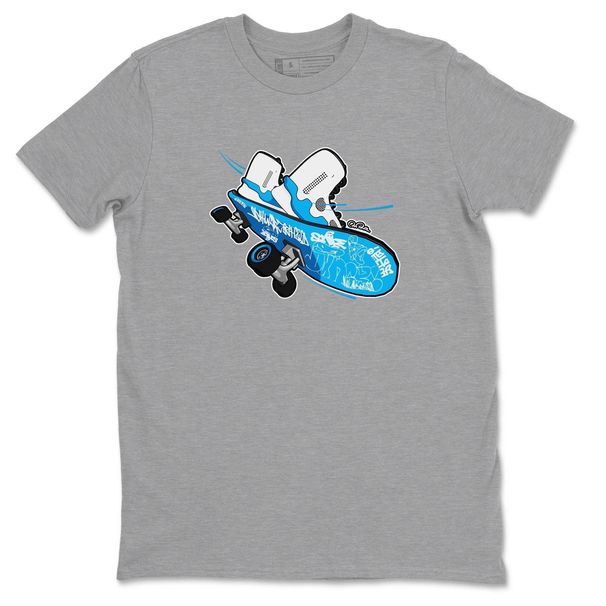 Skateboard snkmatch Tees - Air Jordan 9 Powder Blue