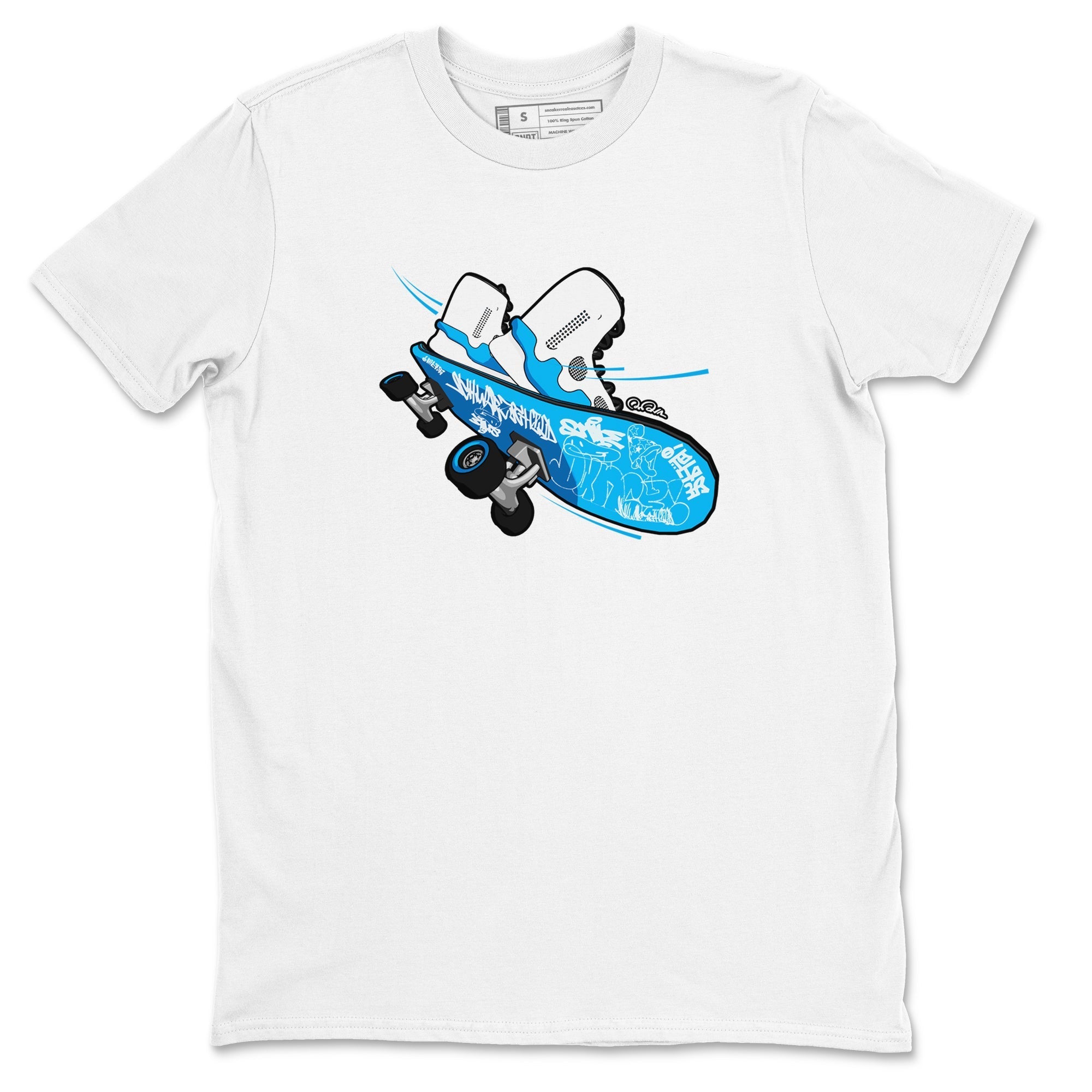 Skateboard snkmatch Tees - Air Jordan 9 Powder Blue