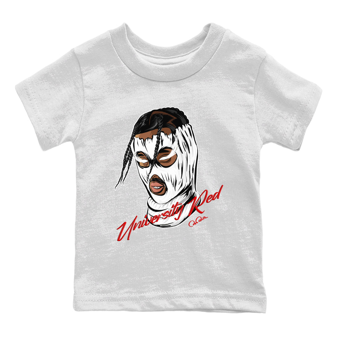 Ski Mask Gang snkmatch Tee Kids - Air Jordan 1 University Red
