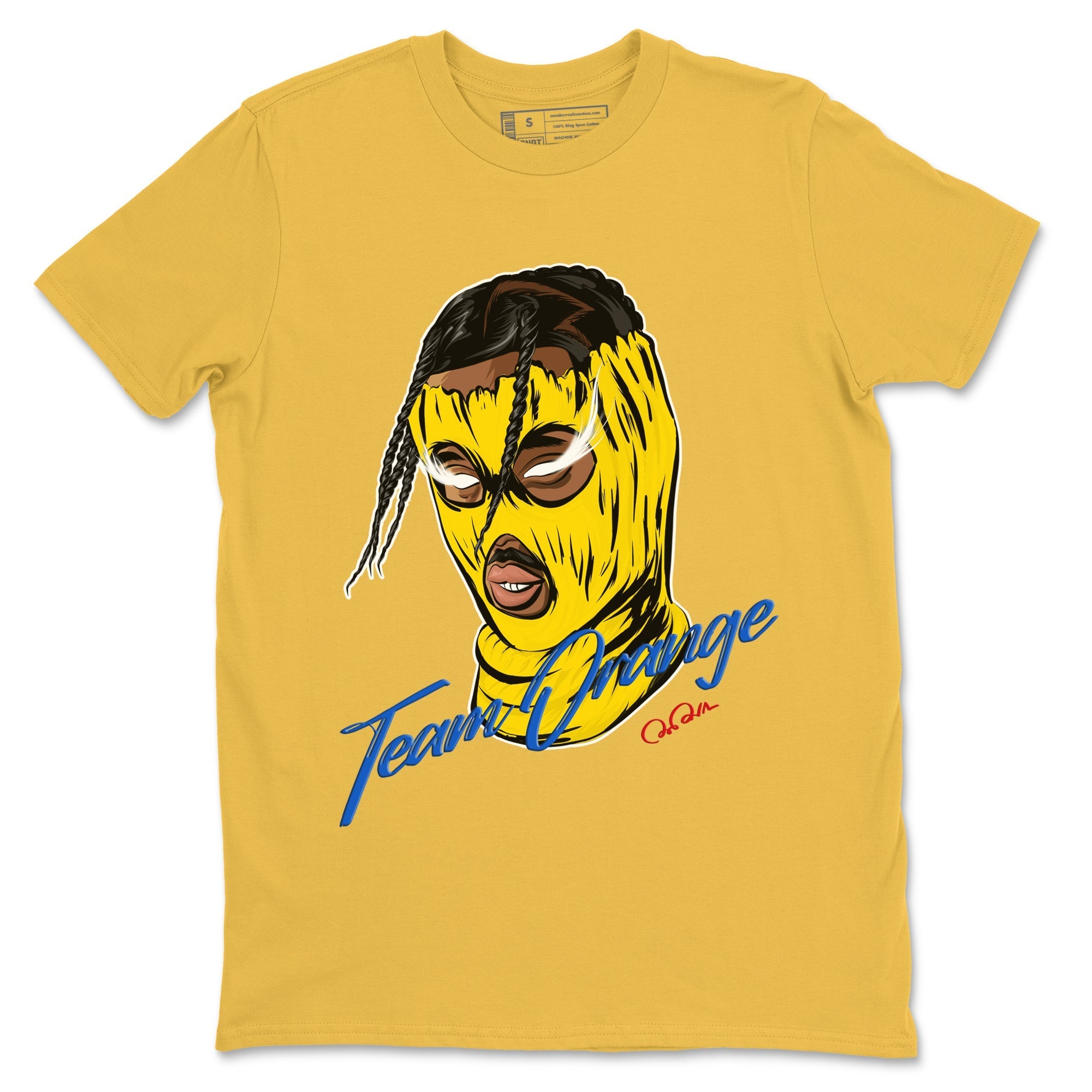 Ski Mask Gang snkmatch Tees - Air Jordan 1 Travis Scott Canary