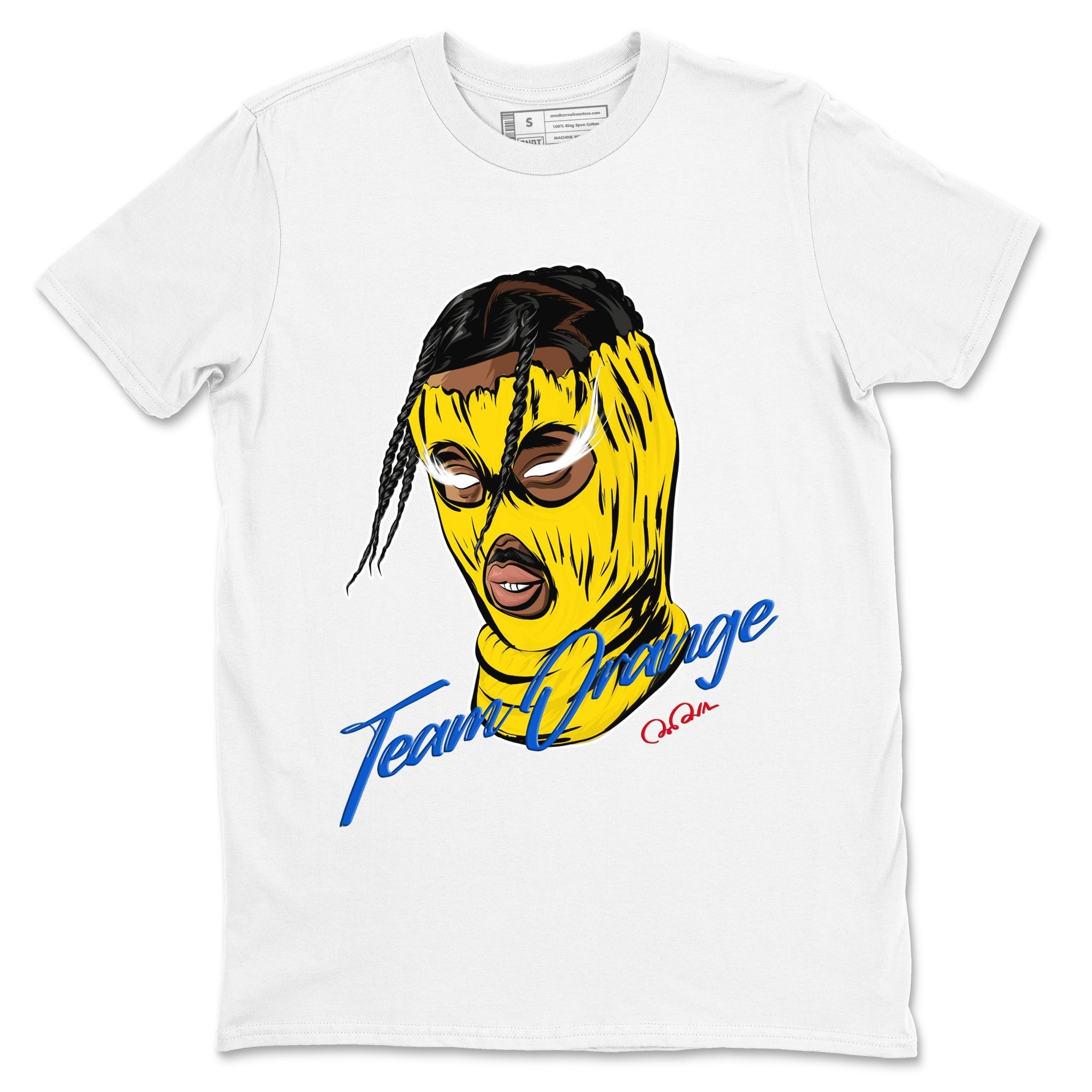Ski Mask Gang snkmatch Tees - Air Jordan 1 Travis Scott Canary