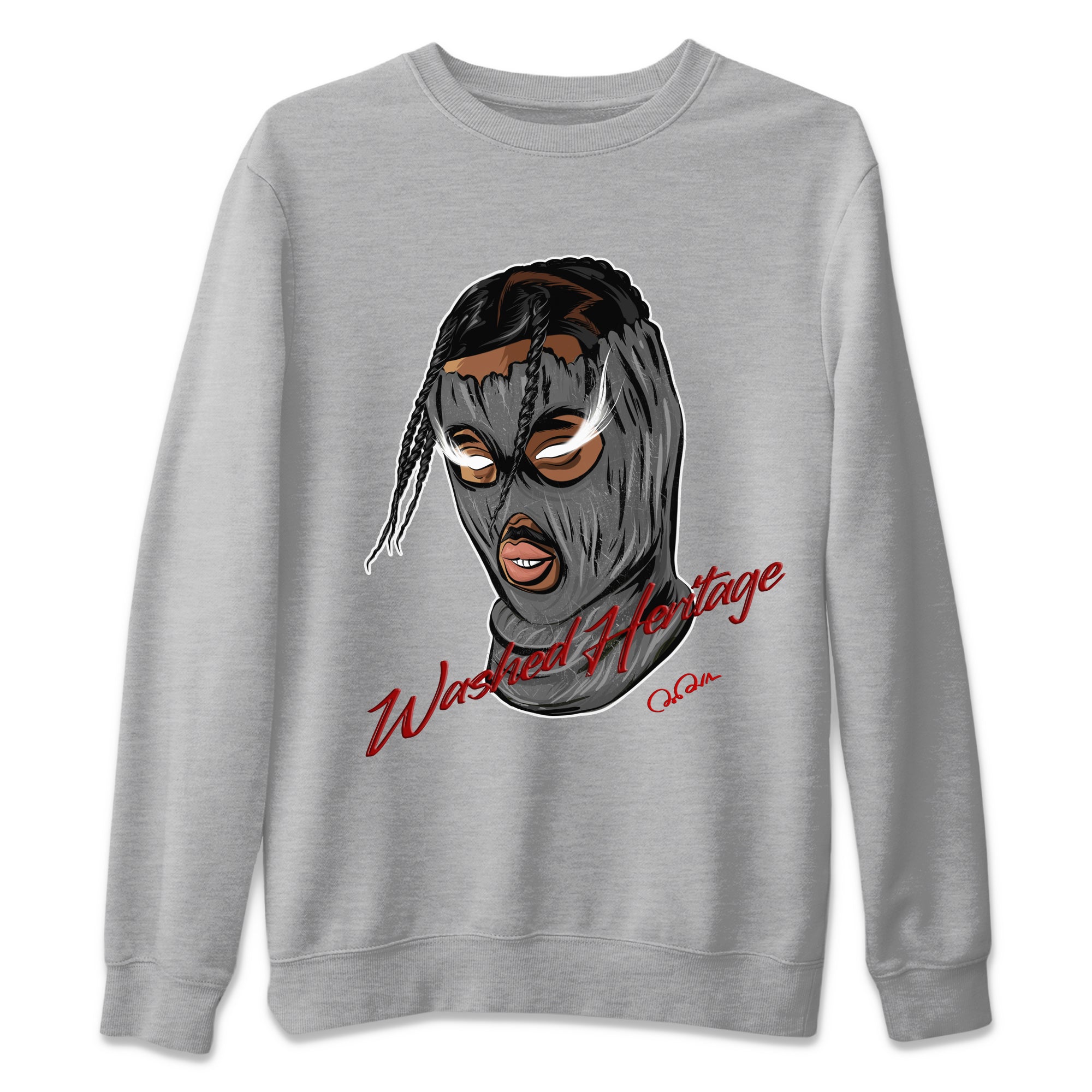 Ski Mask Gang Unisex Tops - Air Jordan 1 Washed Heritage