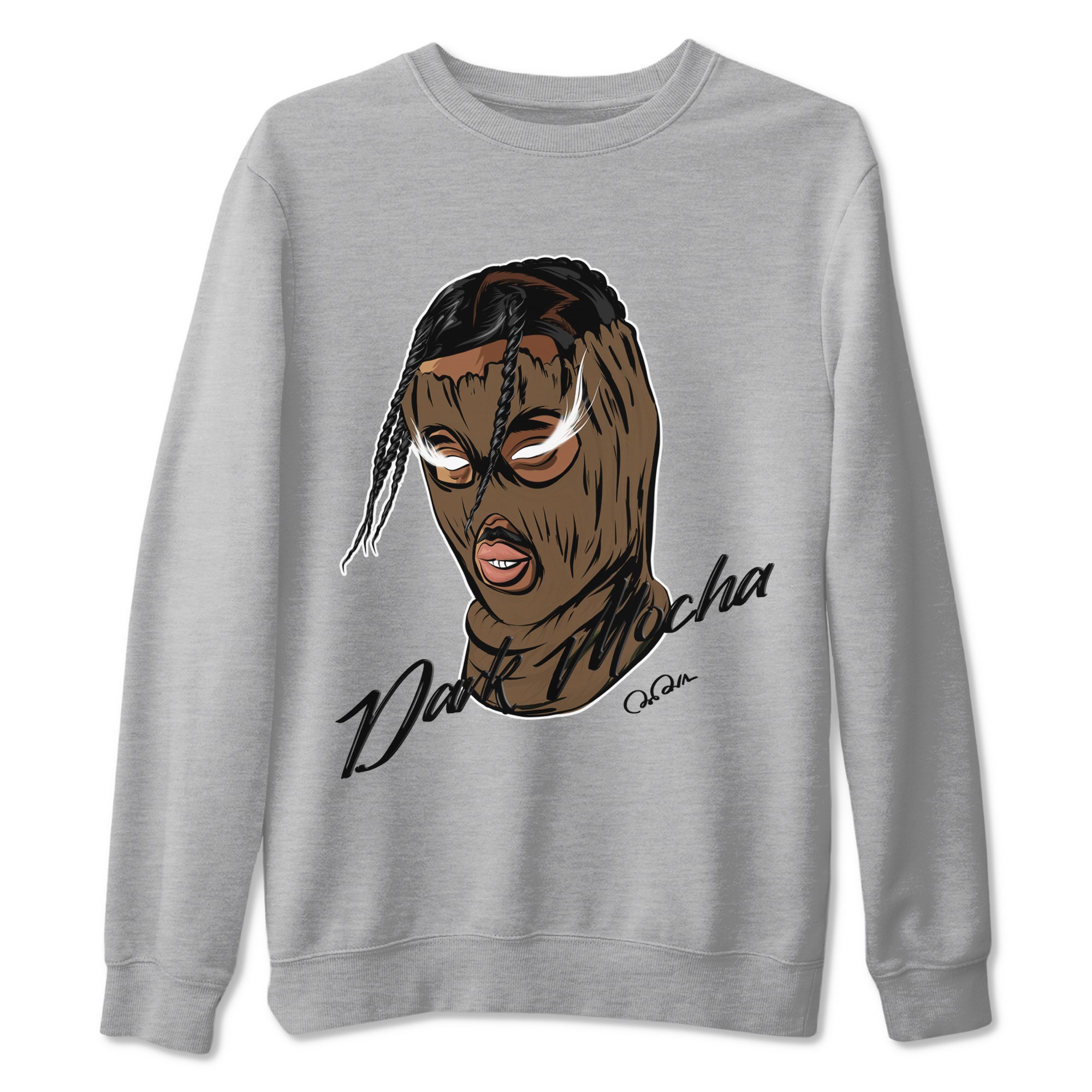 Ski Mask Gang snkmatch Tees - Jordan Jumpman Jack Travis Scott Dark Mocha
