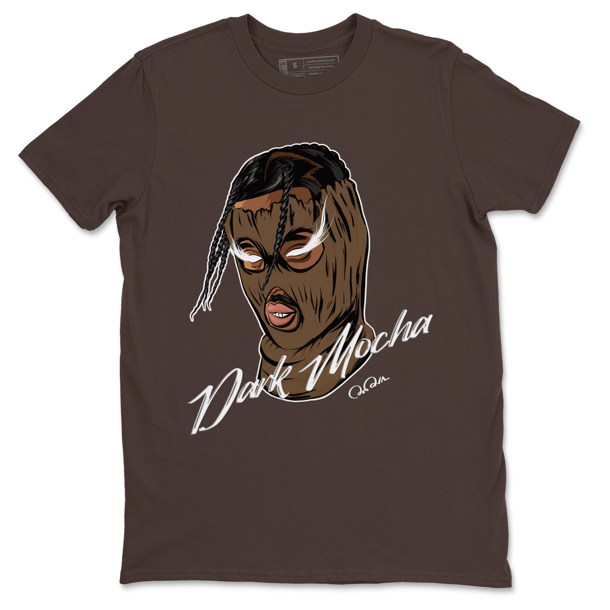 Ski Mask Gang snkmatch Tees - Jordan Jumpman Jack Travis Scott Dark Mocha