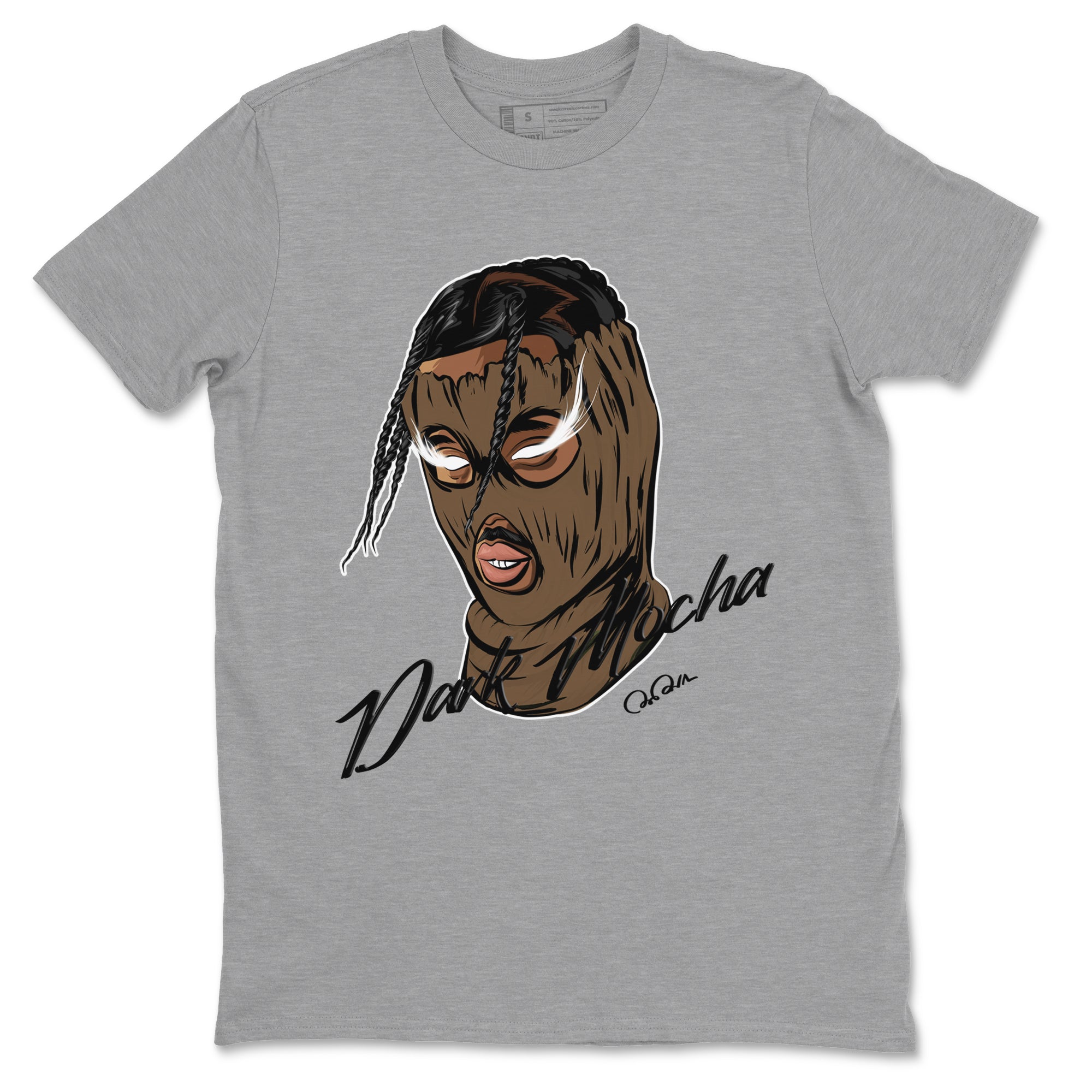 Ski Mask Gang snkmatch Tees - Jordan Jumpman Jack Travis Scott Dark Mocha