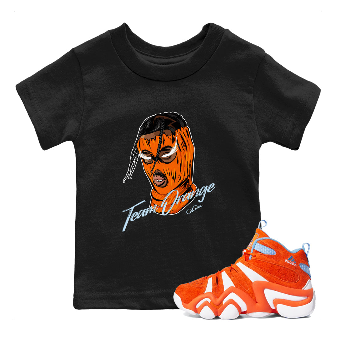 Ski Mask Gang snkmatch Tee Kids - Crazy 8 Team Orange