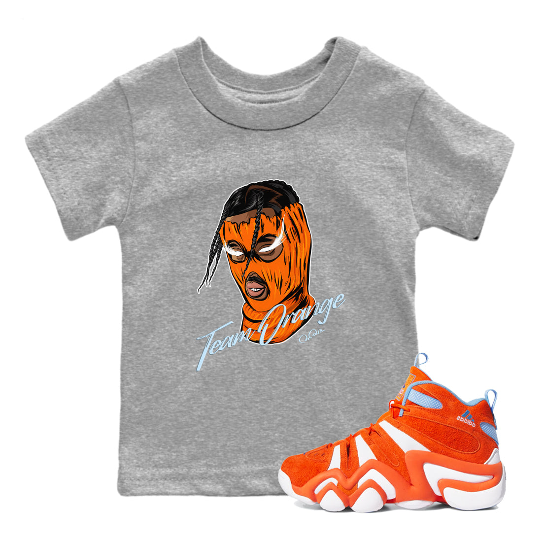 Ski Mask Gang snkmatch Tee Kids - Crazy 8 Team Orange