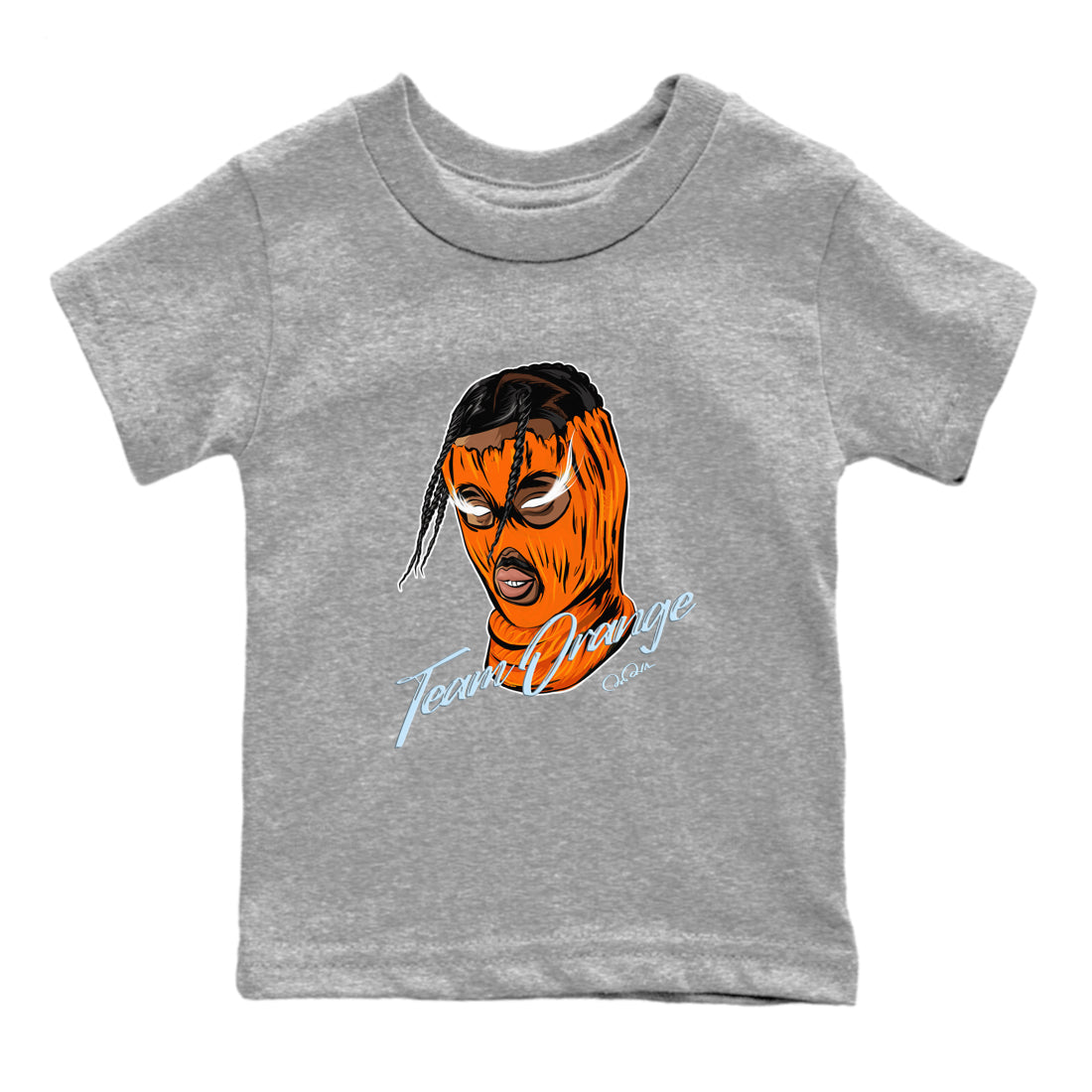 Ski Mask Gang snkmatch Tee Kids - Crazy 8 Team Orange